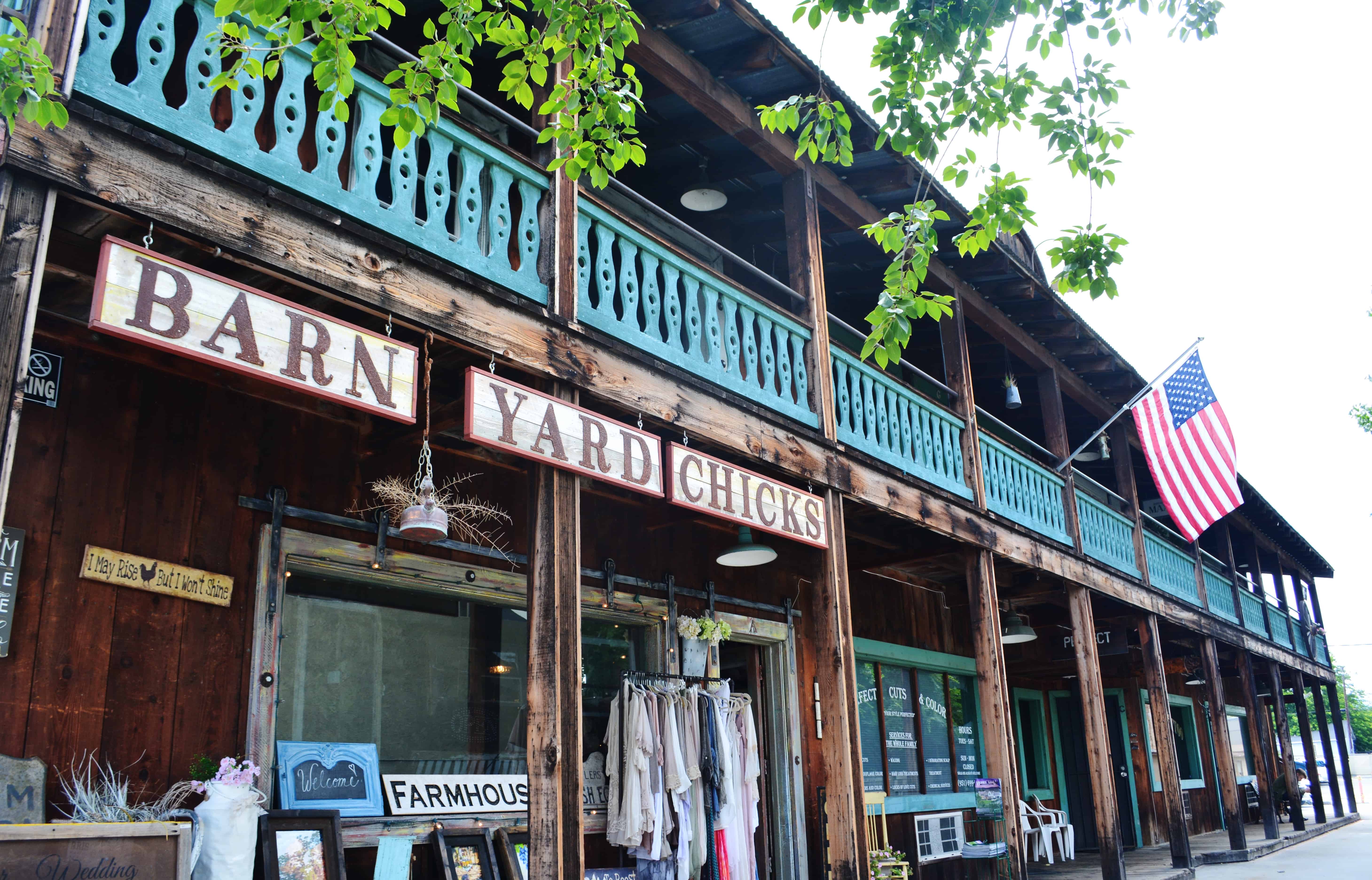 Boutique Shops in Old Town Temecula