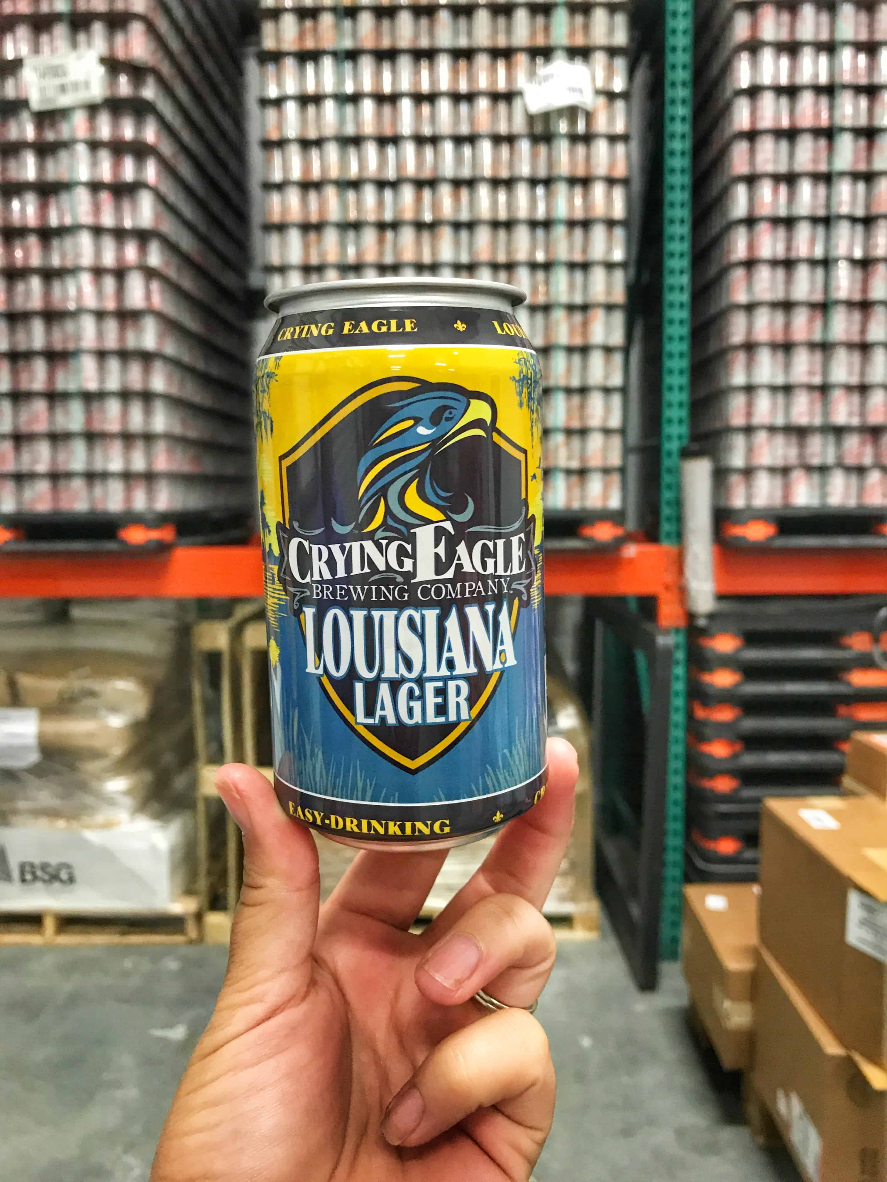 Crying Eagle Brewing Co Lager Lake Charles LA