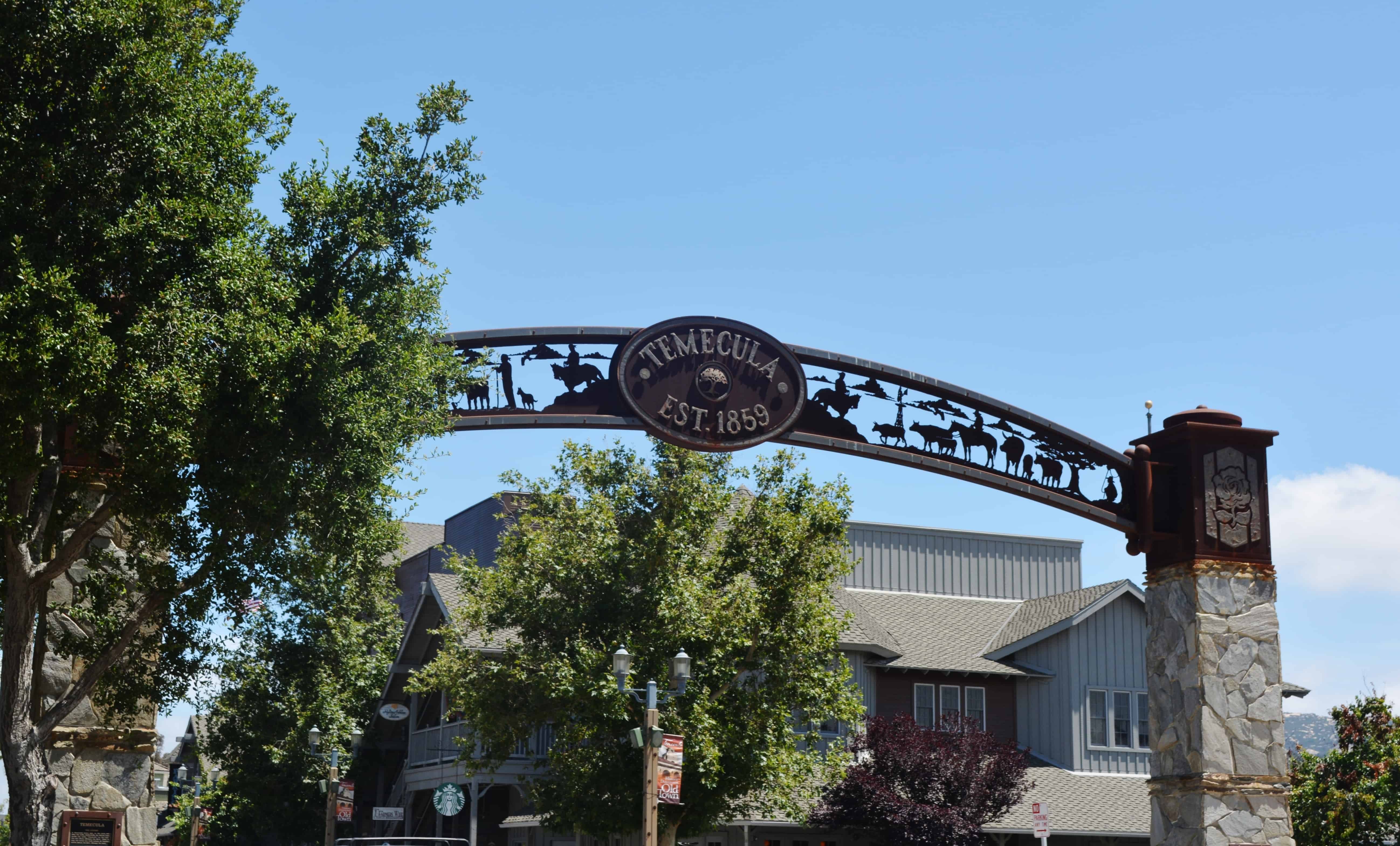 Entrance to Old Town Temecula