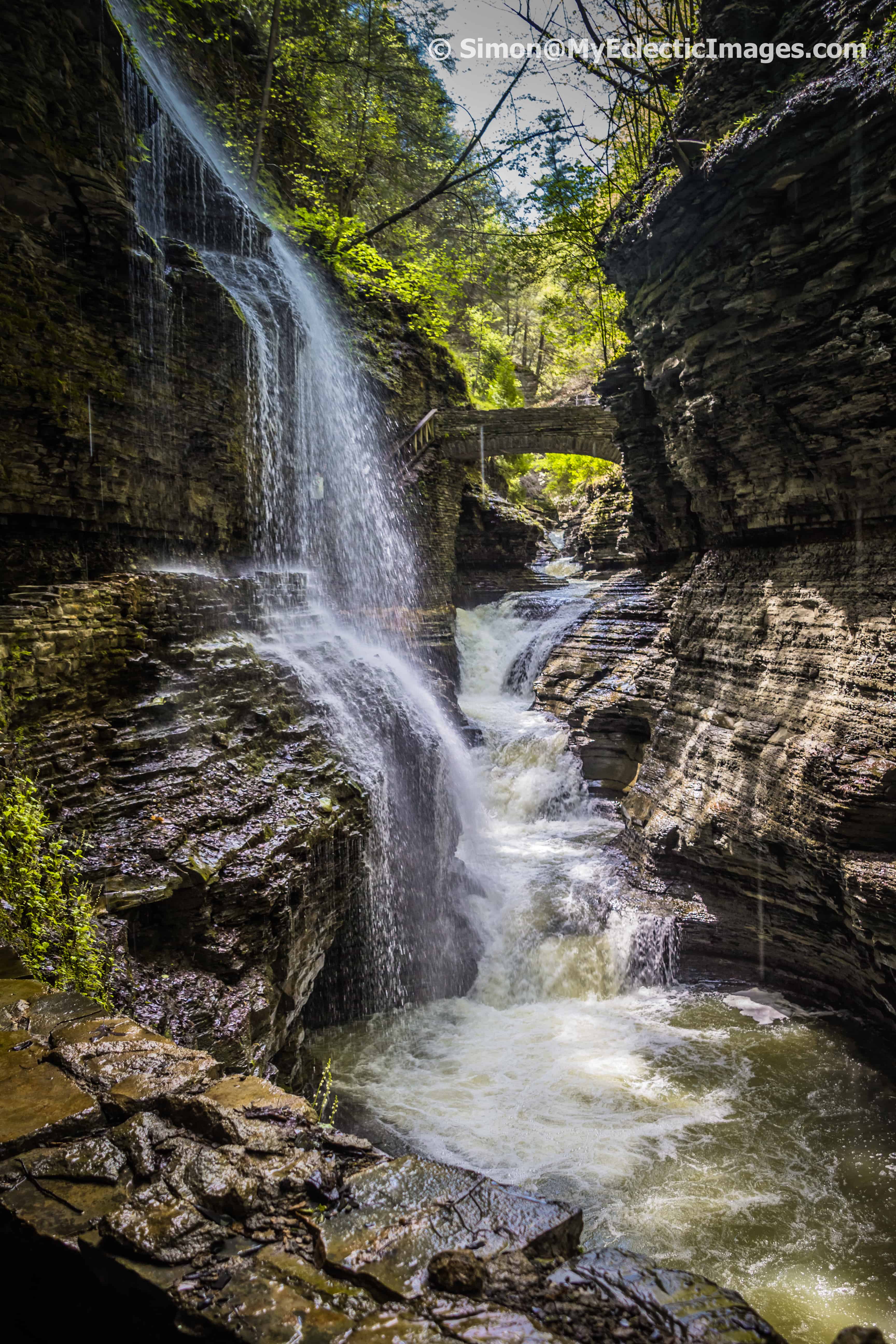 Rainbow Falls Watkins Glen State Park NY