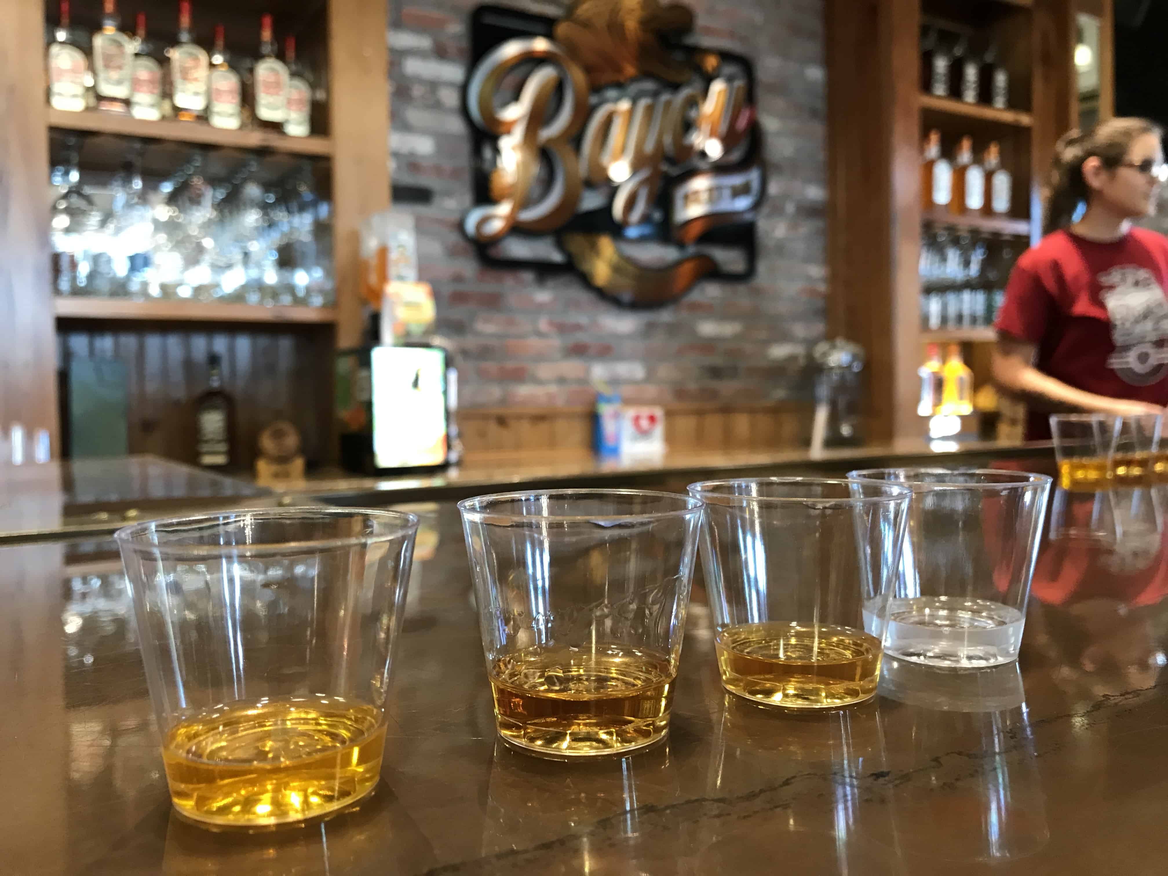 Taste Testing at Bayou Rum