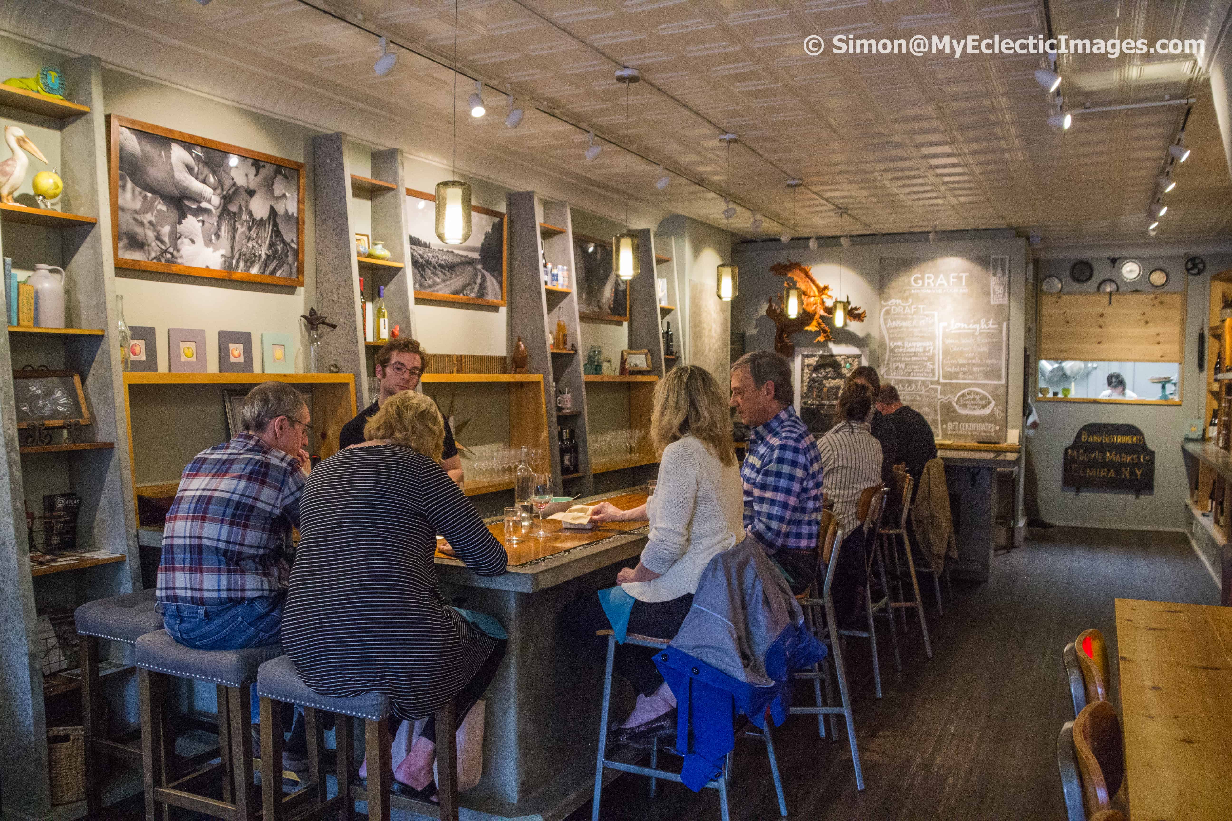 View of the Downstairs Bar Area at Graft