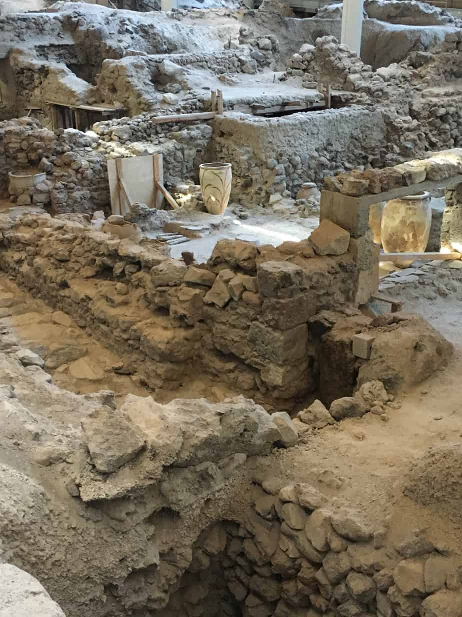 Akrotiri of Thera Pottery