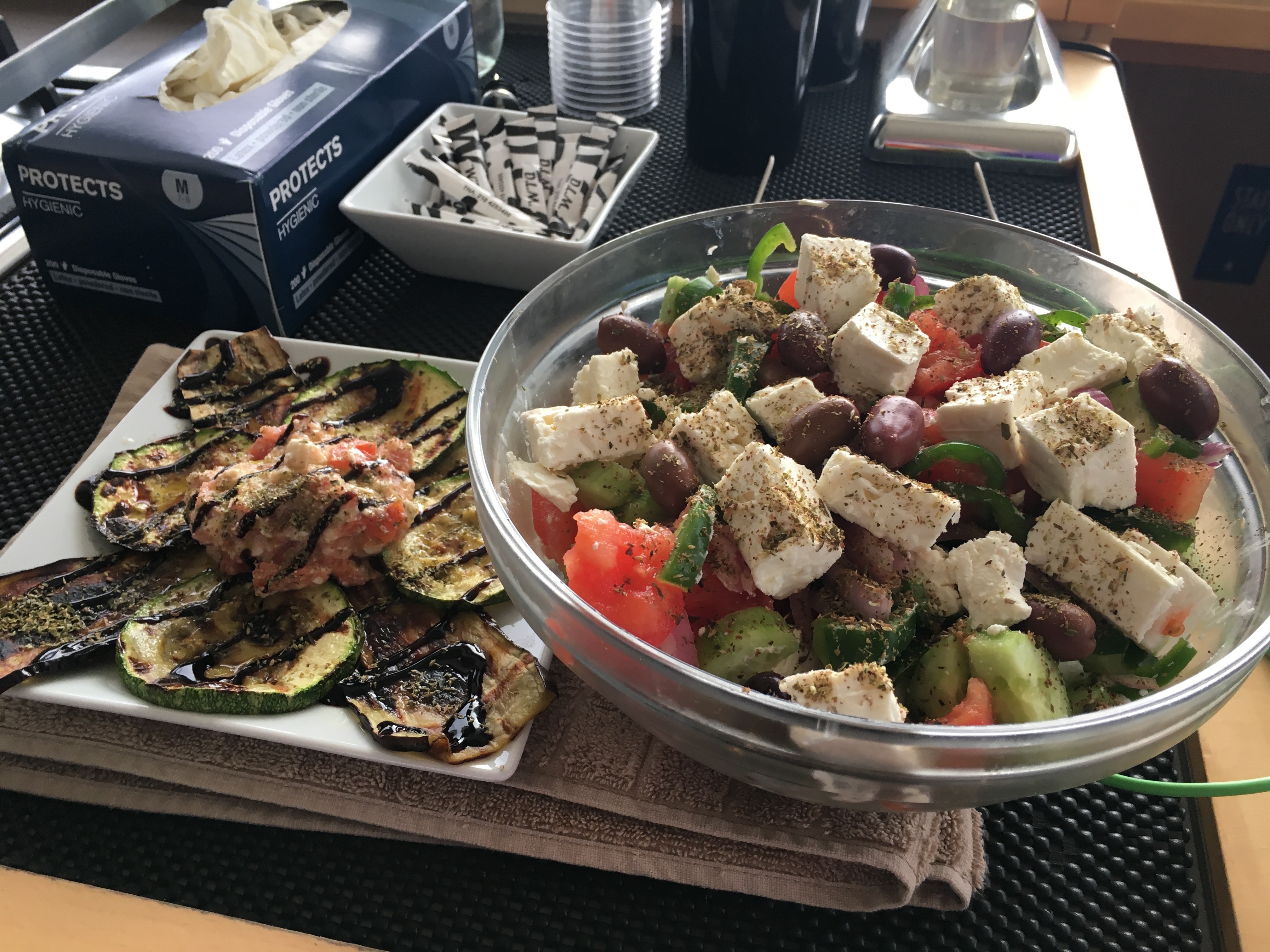 Greek Salad on Sunrise