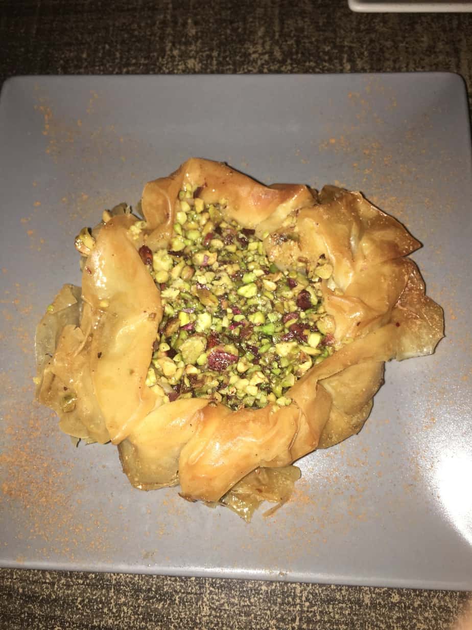 Pistachio Dessert at Skiza