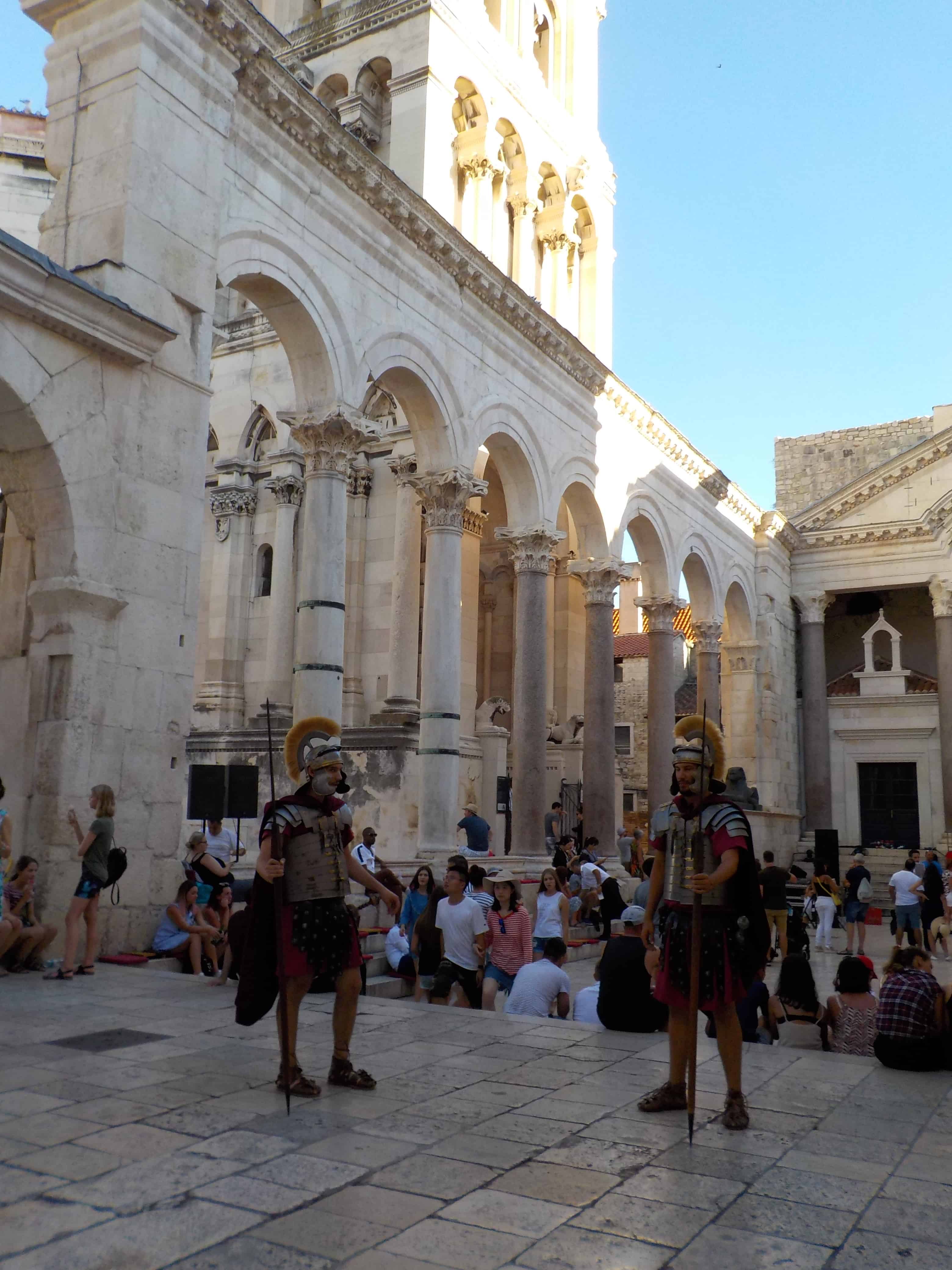 Gladiators at the Main Square Split
