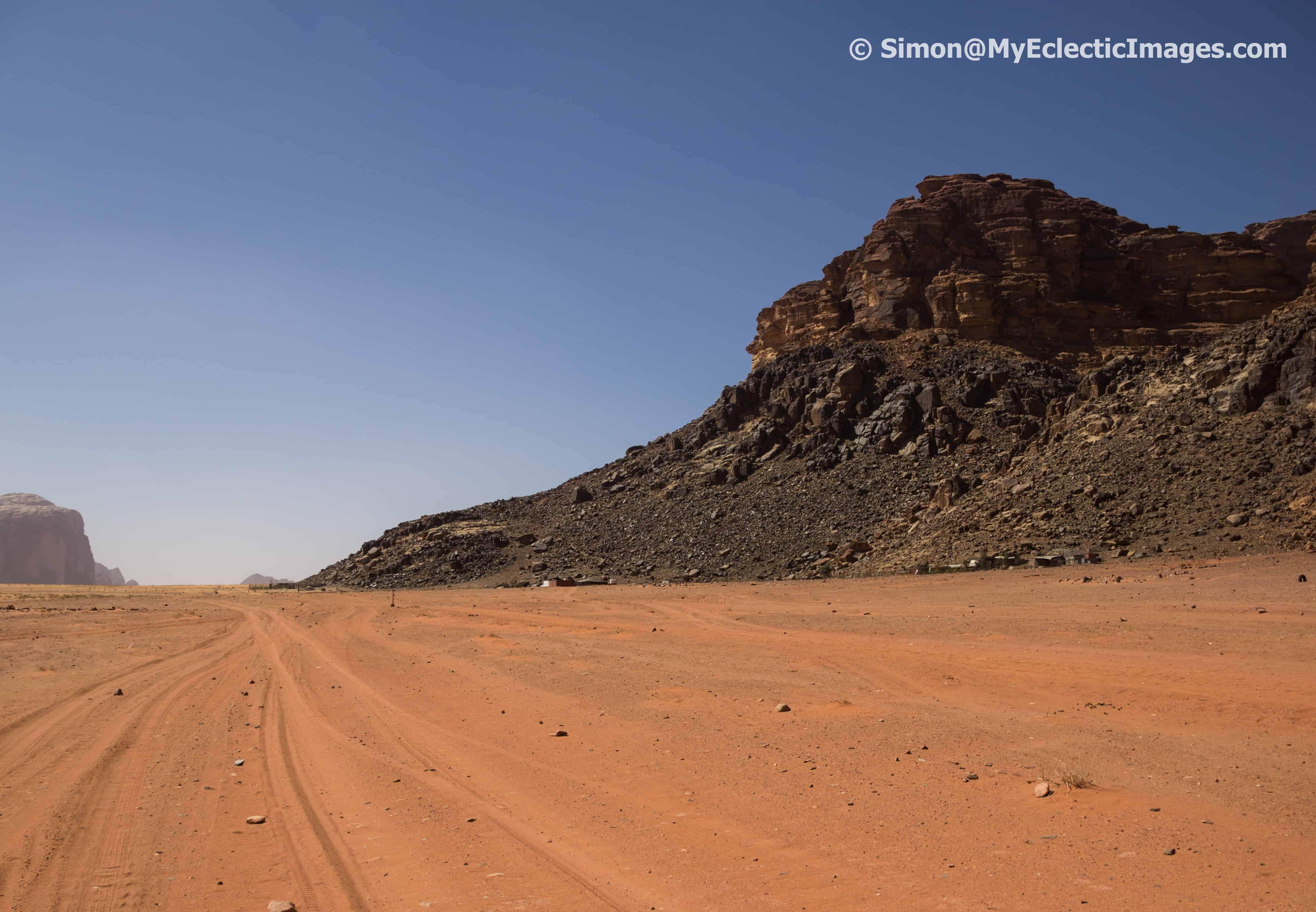 Entering the Protected Area Beyond Wadi Rum Village