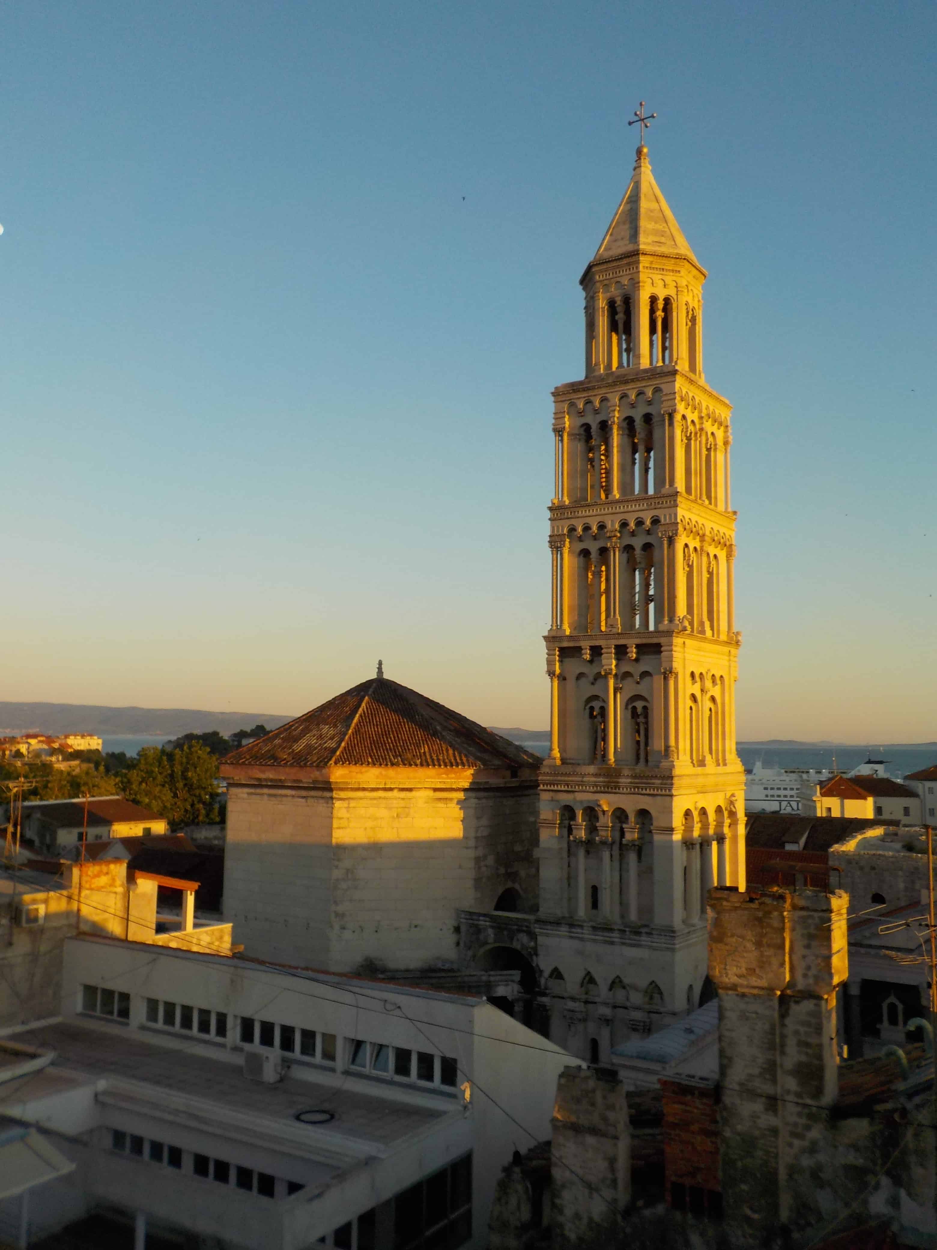Steeple from Diocletian Apartments roof terrace