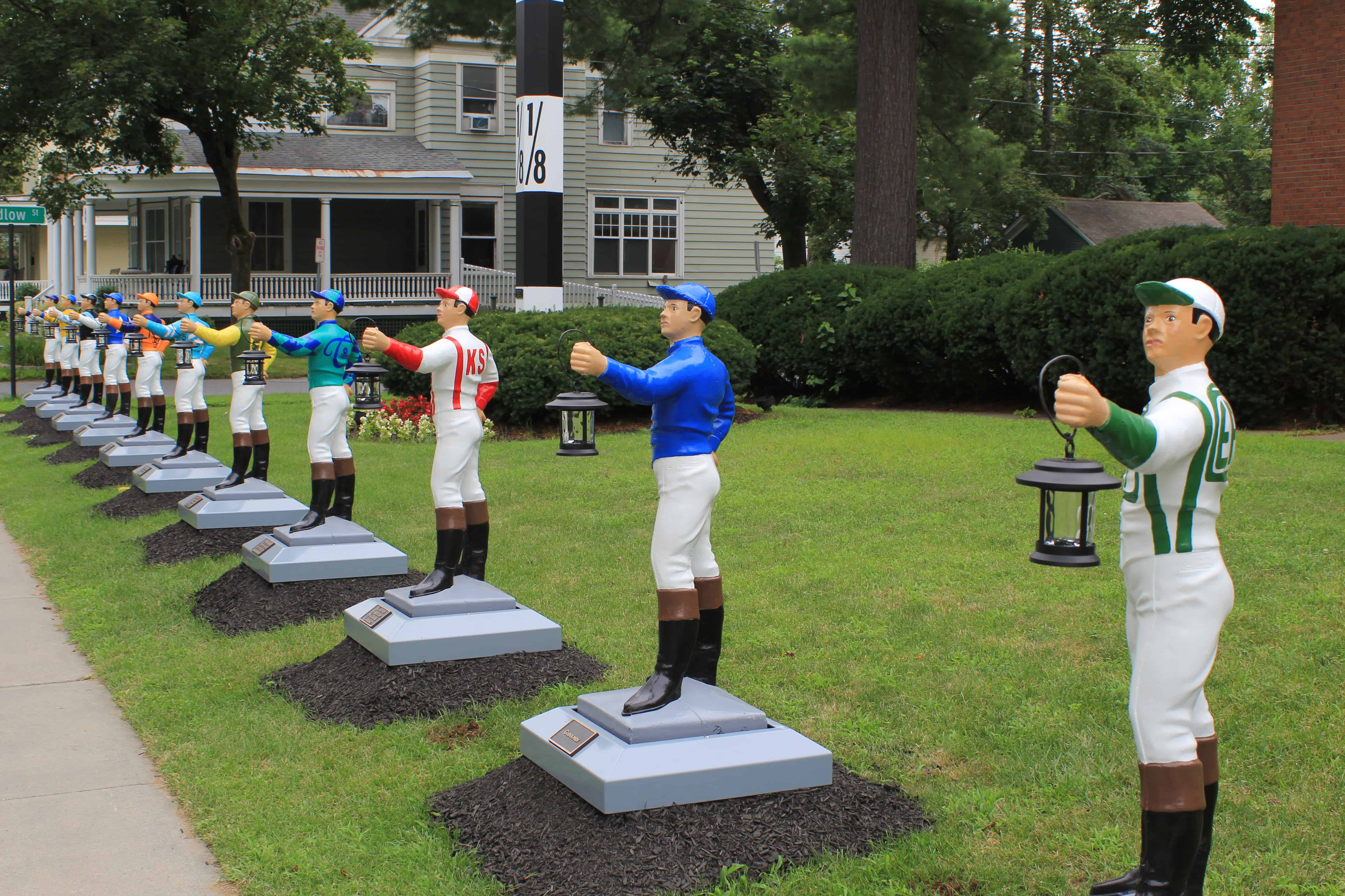 Tribute to Jockeys at Union Gables Saratoga Springs