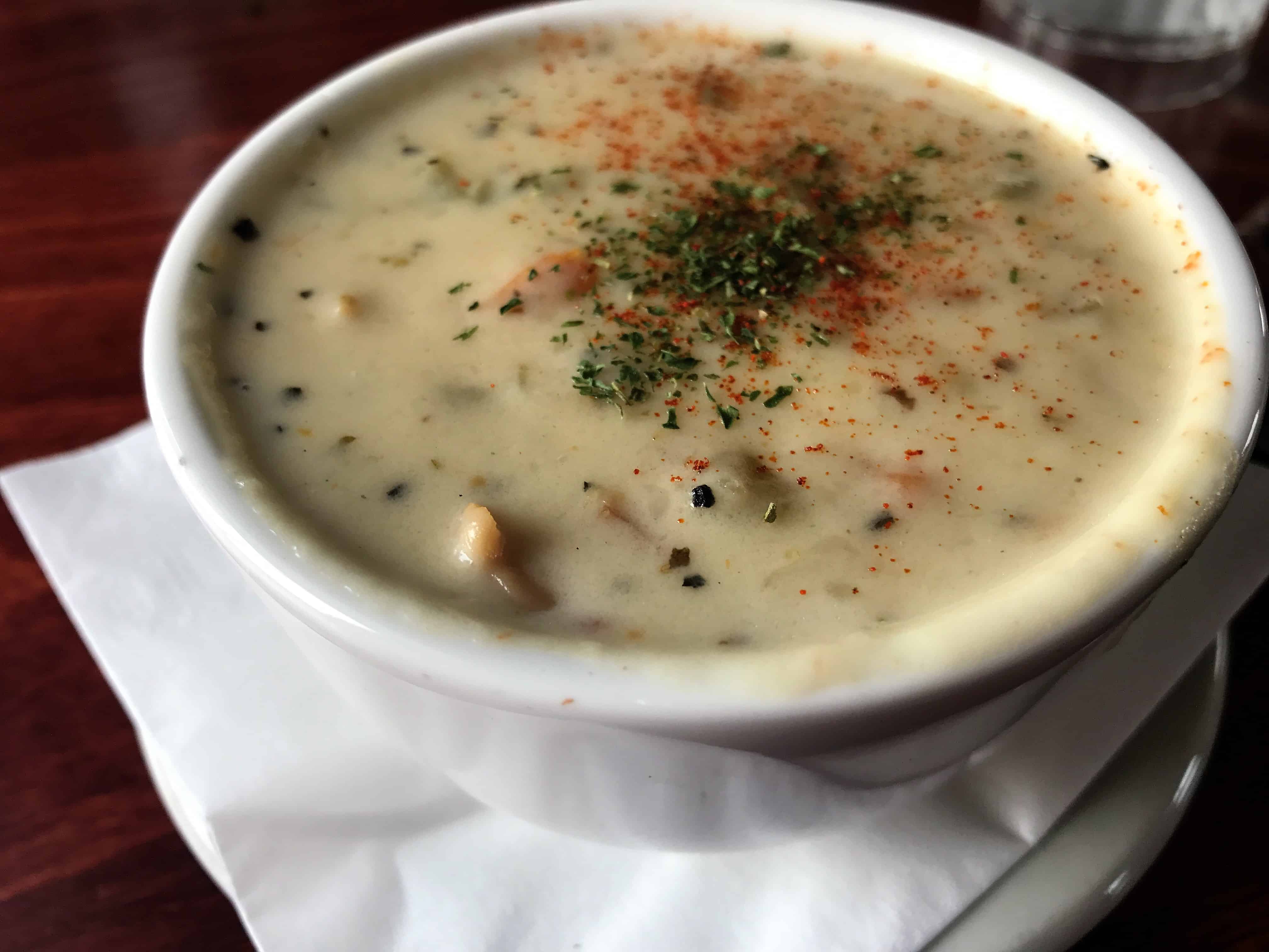 Doc's Marina Grill clam chowder