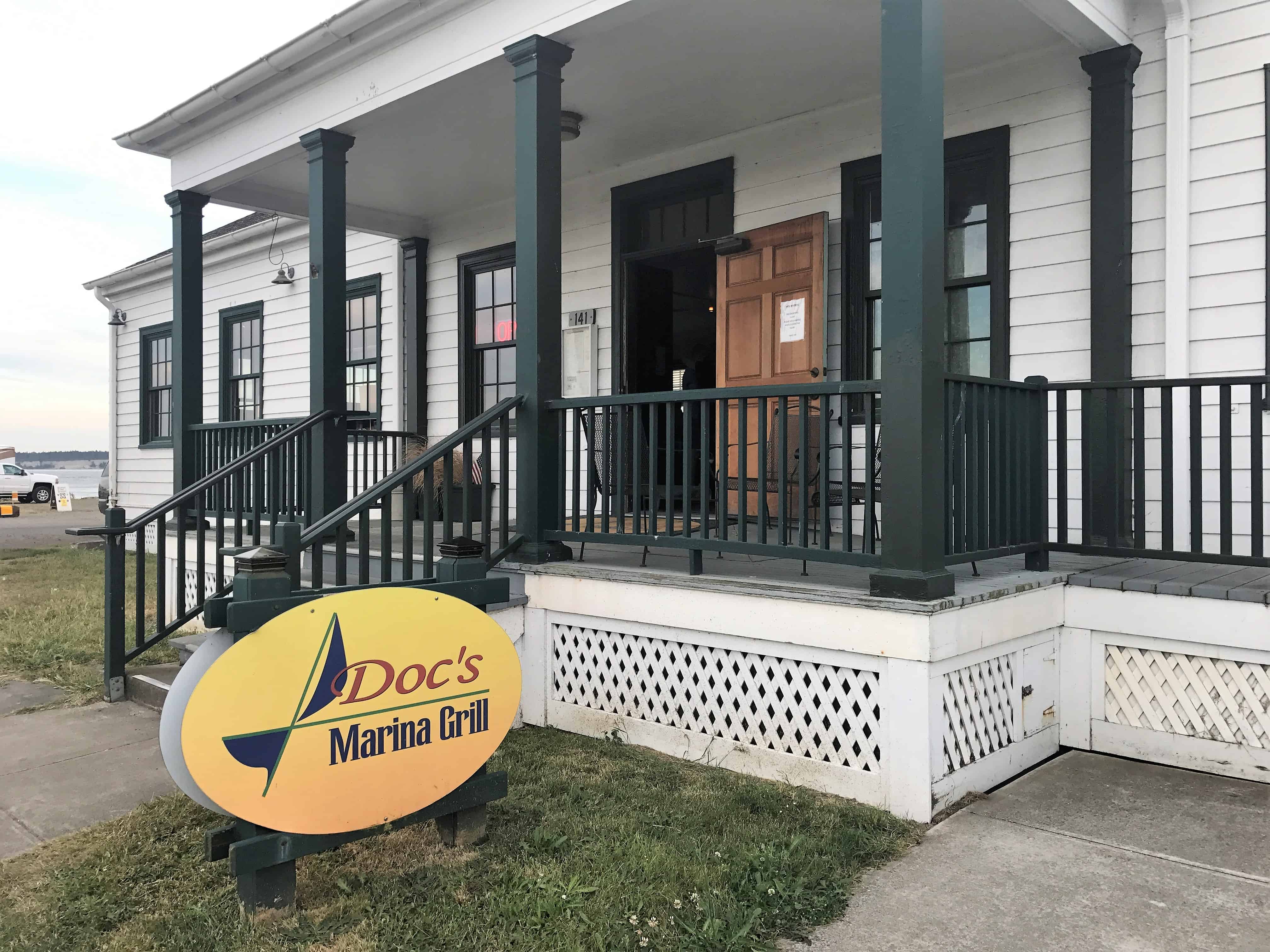 Doc's Marina Grill exterior Port Townsend