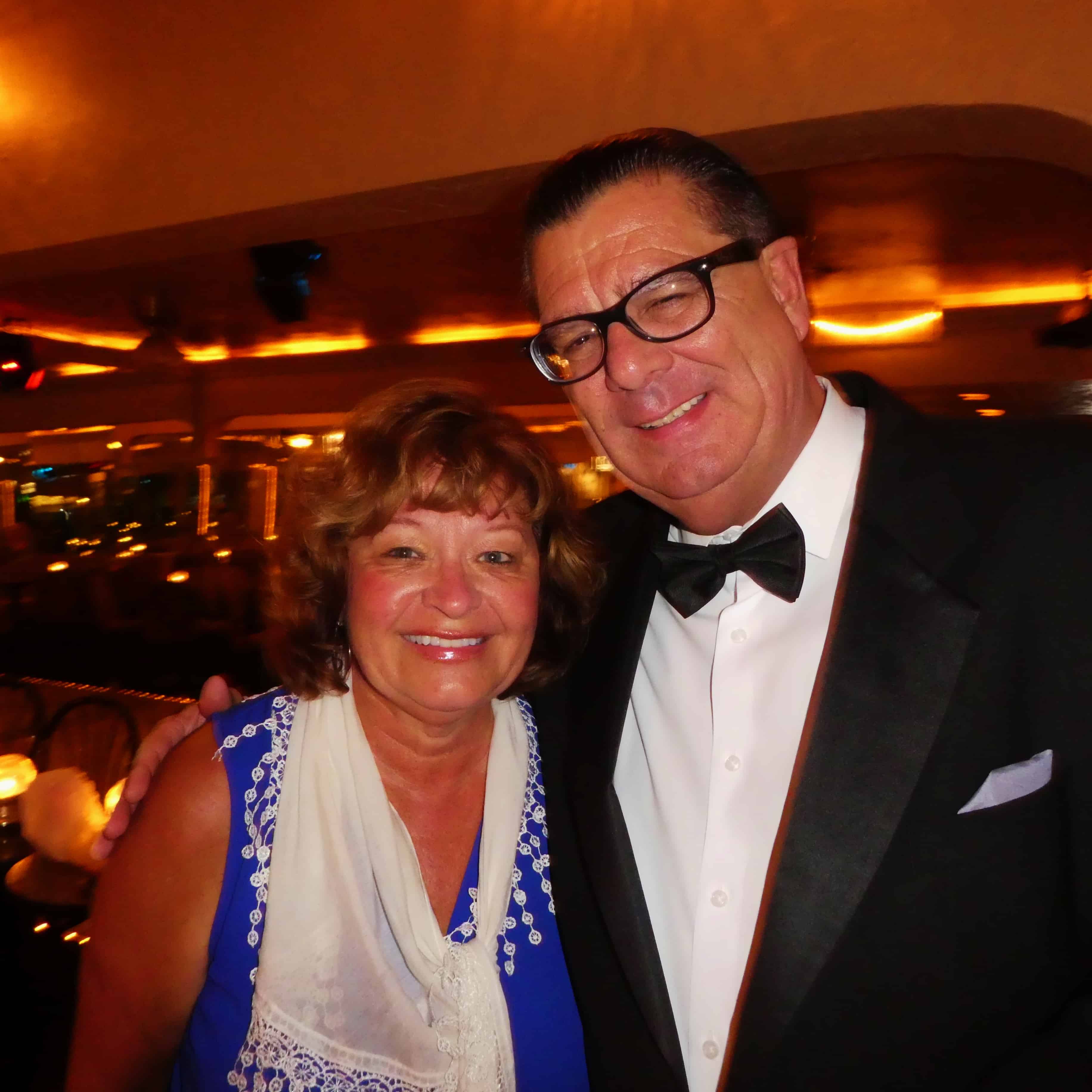 Noreen and Matt maitre d' at Melvyn's