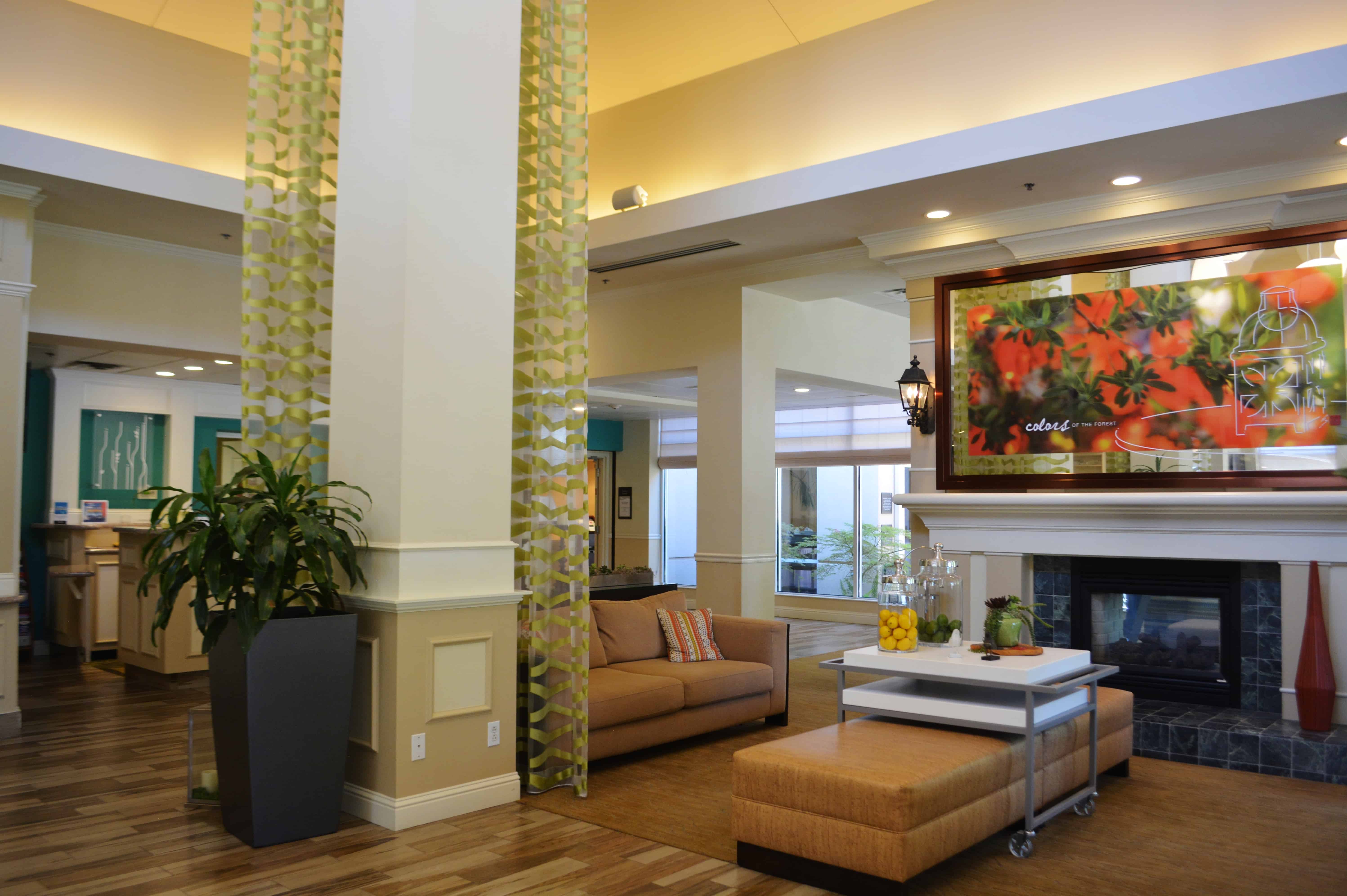 Lobby of Redding Hilton Garden Inn