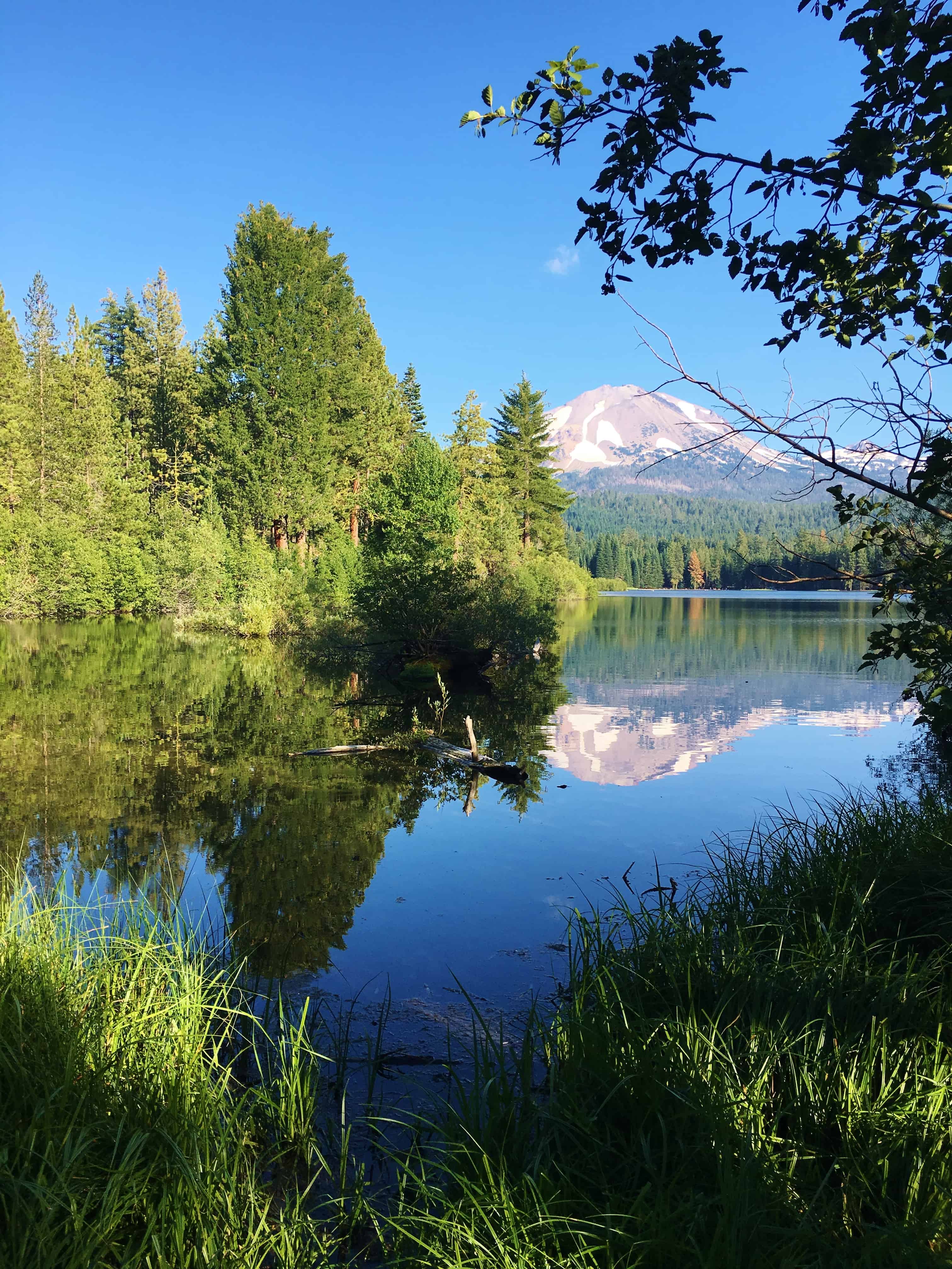 Manzanita Lake at Lassen Volcanic National Park