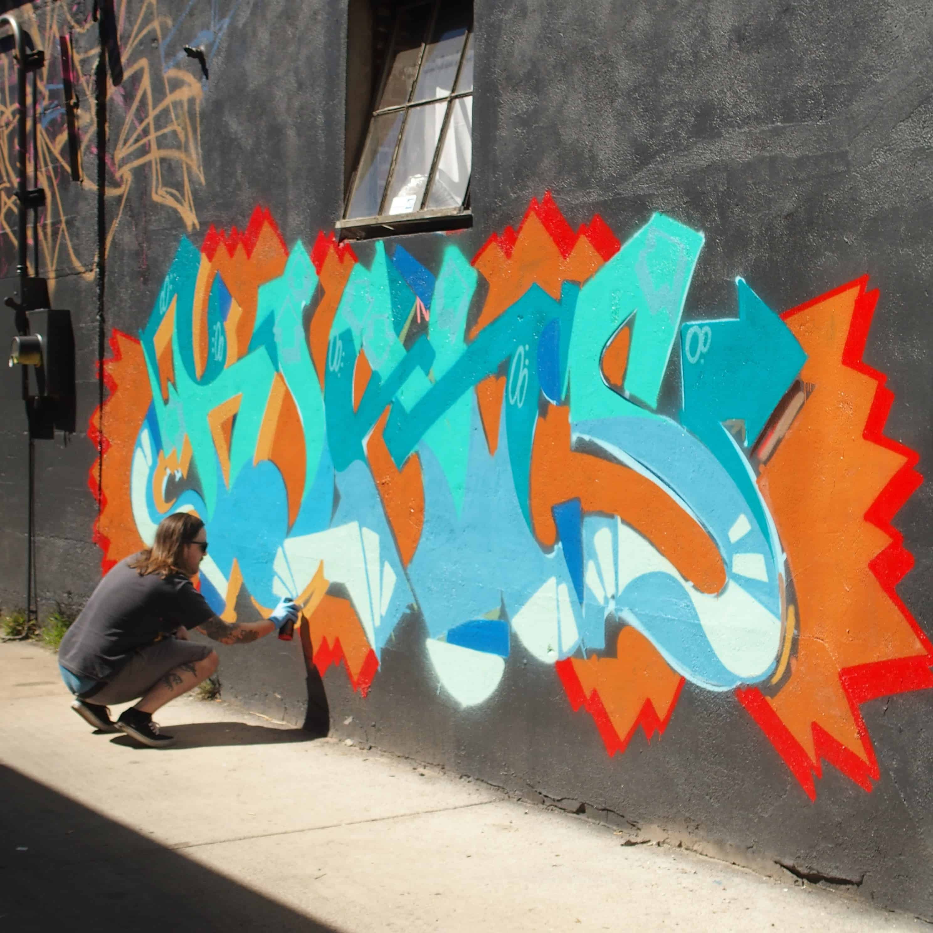Colorful murals line the streets and alleys of RiNo in Denver