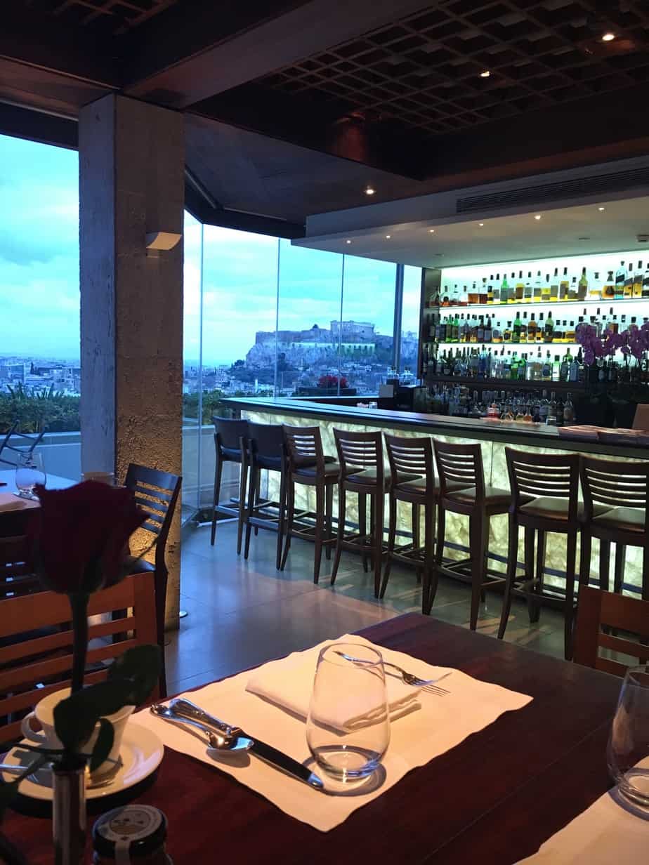 Hotel Grande Bretagne Rooftop Bar View