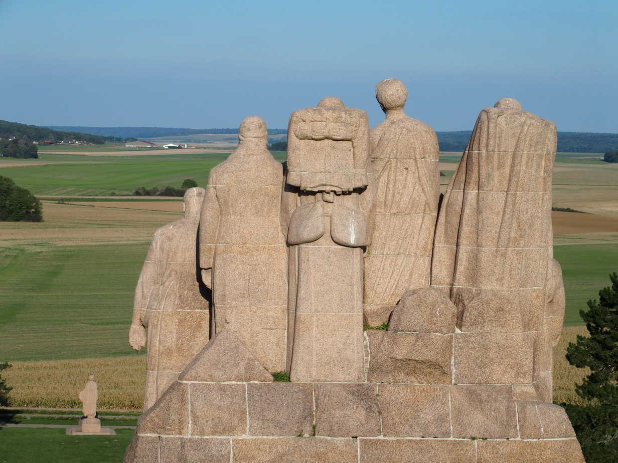 Les Fantômes look over the fields where the second battle of the Marne was decided