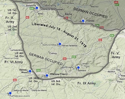 Map of Marne