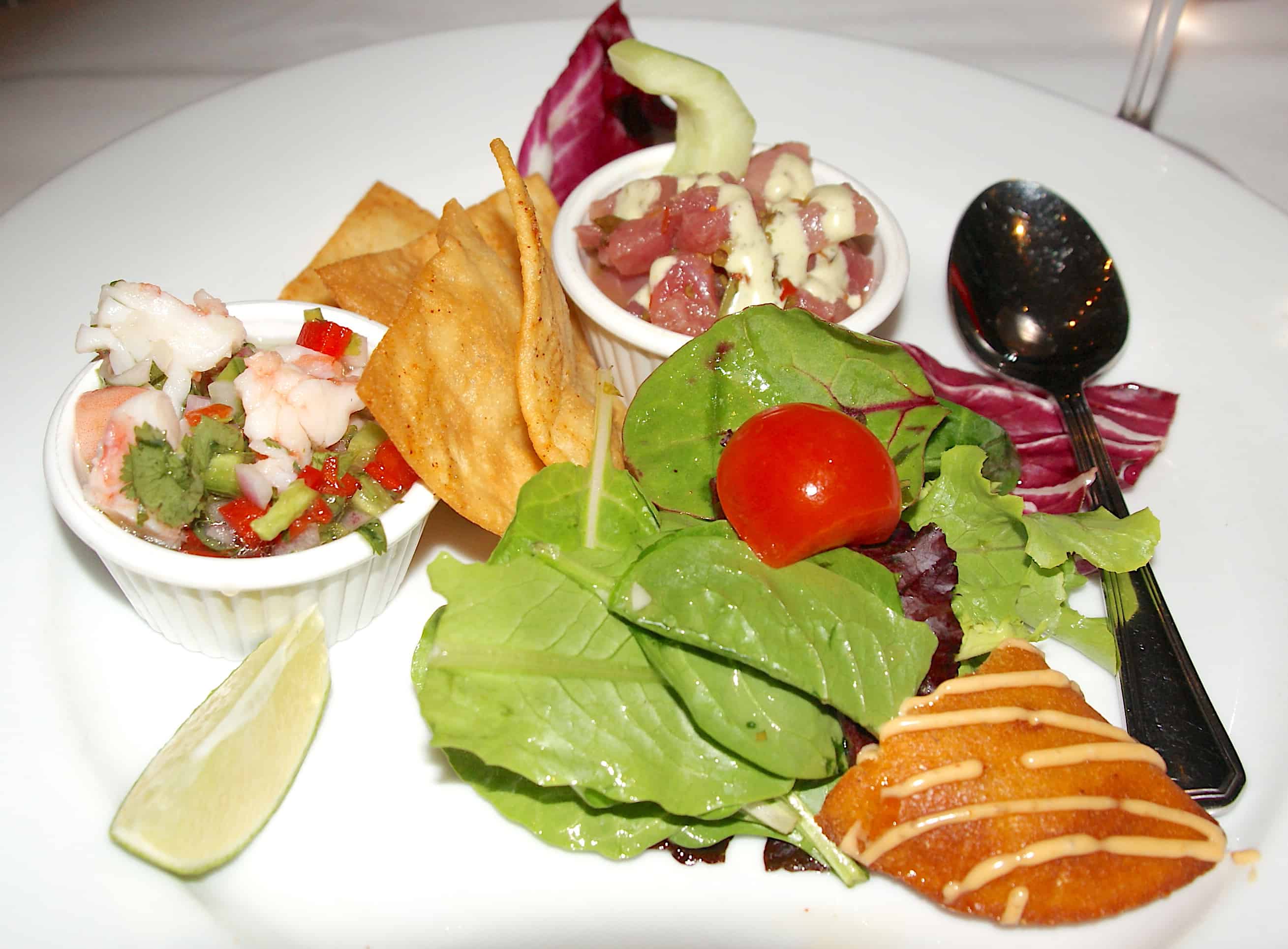 Arturo Boada's Tuna Tartare Empanada with Ceviche