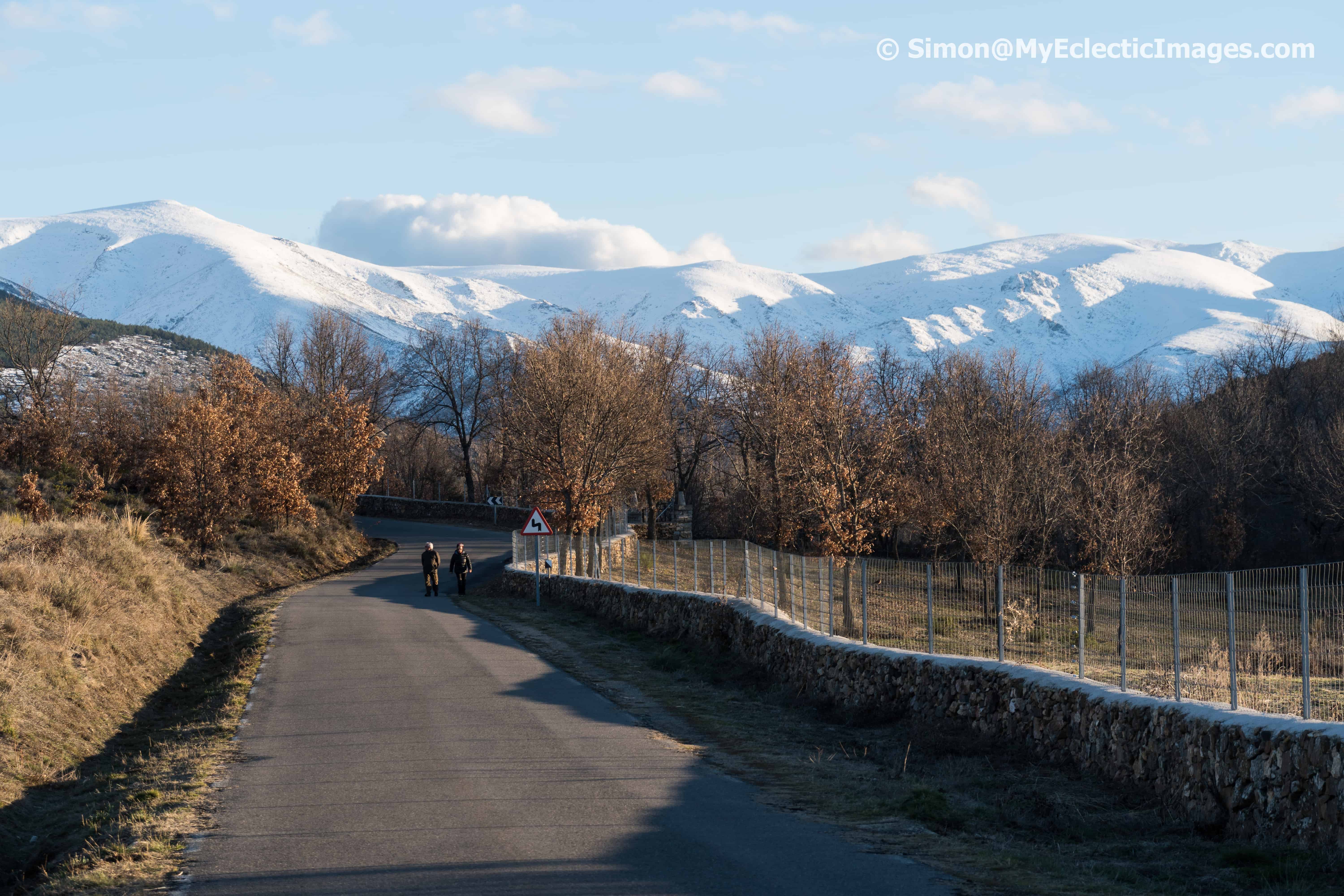 Mountains Visible from the Hotel in Gredos VaughanTown Spain