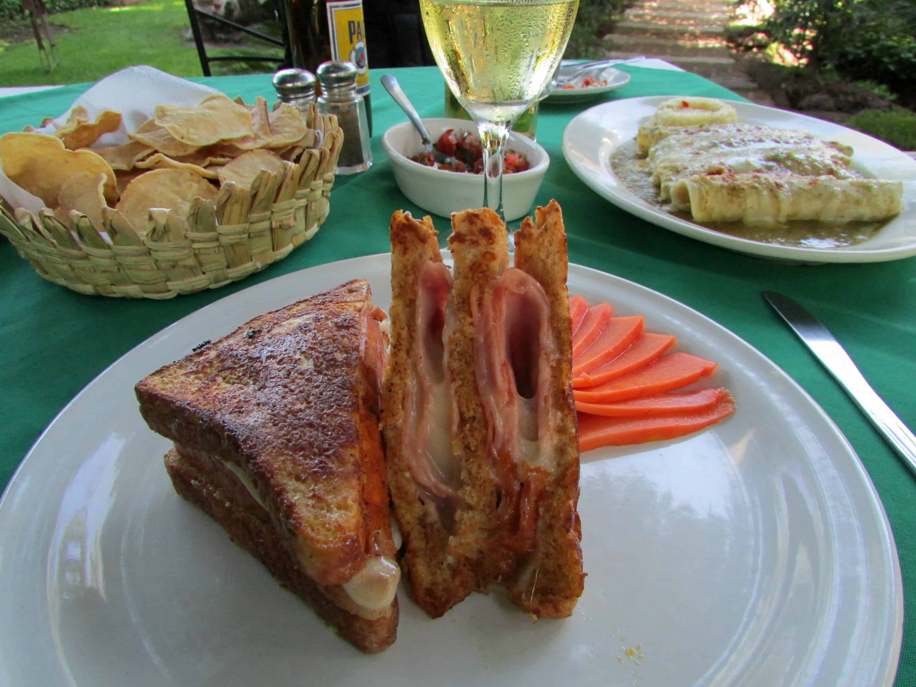 Lunch at Peacock Garden Ajijic Mexico