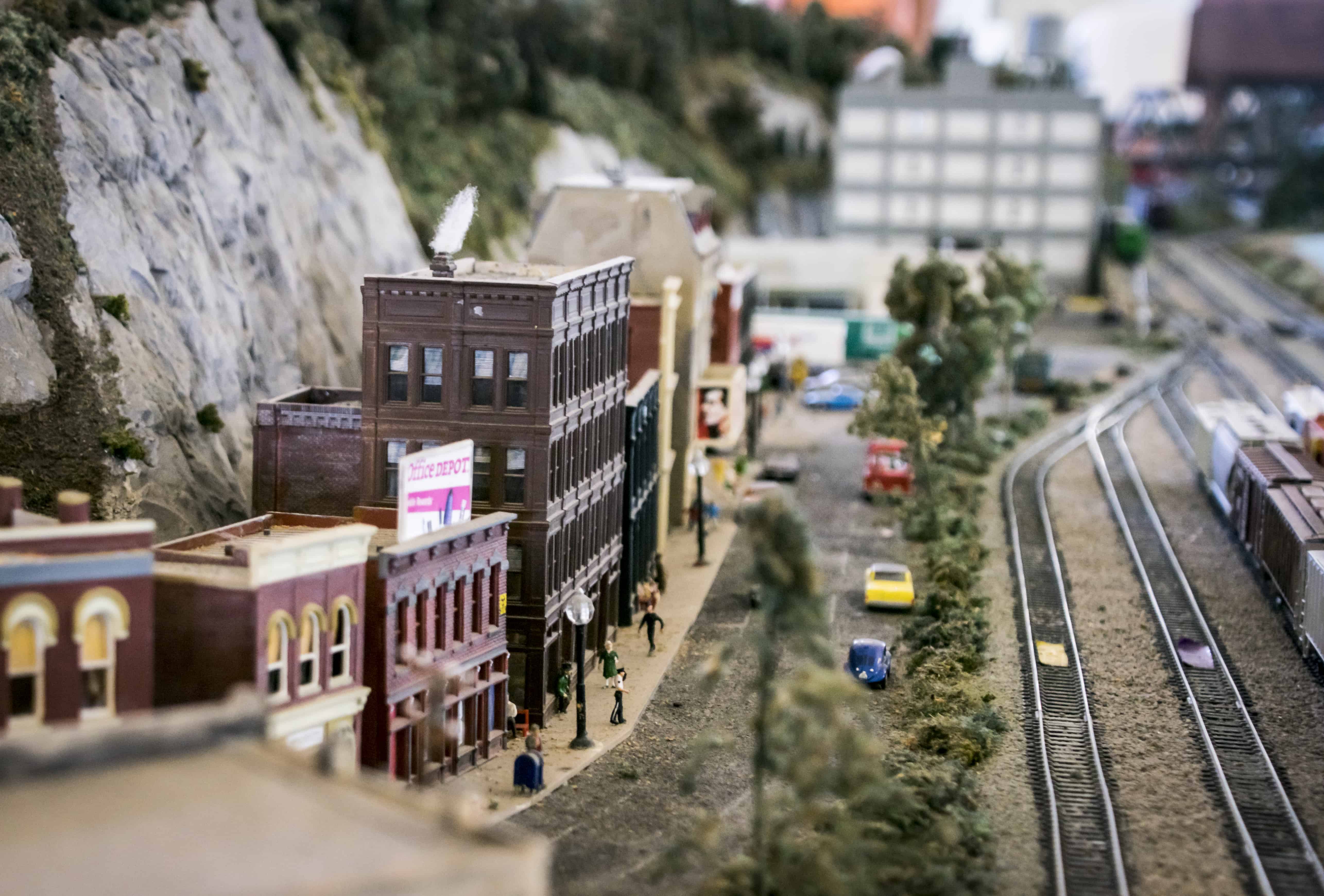 Meridian Railroad Museum-Close-up Model Railroad Display