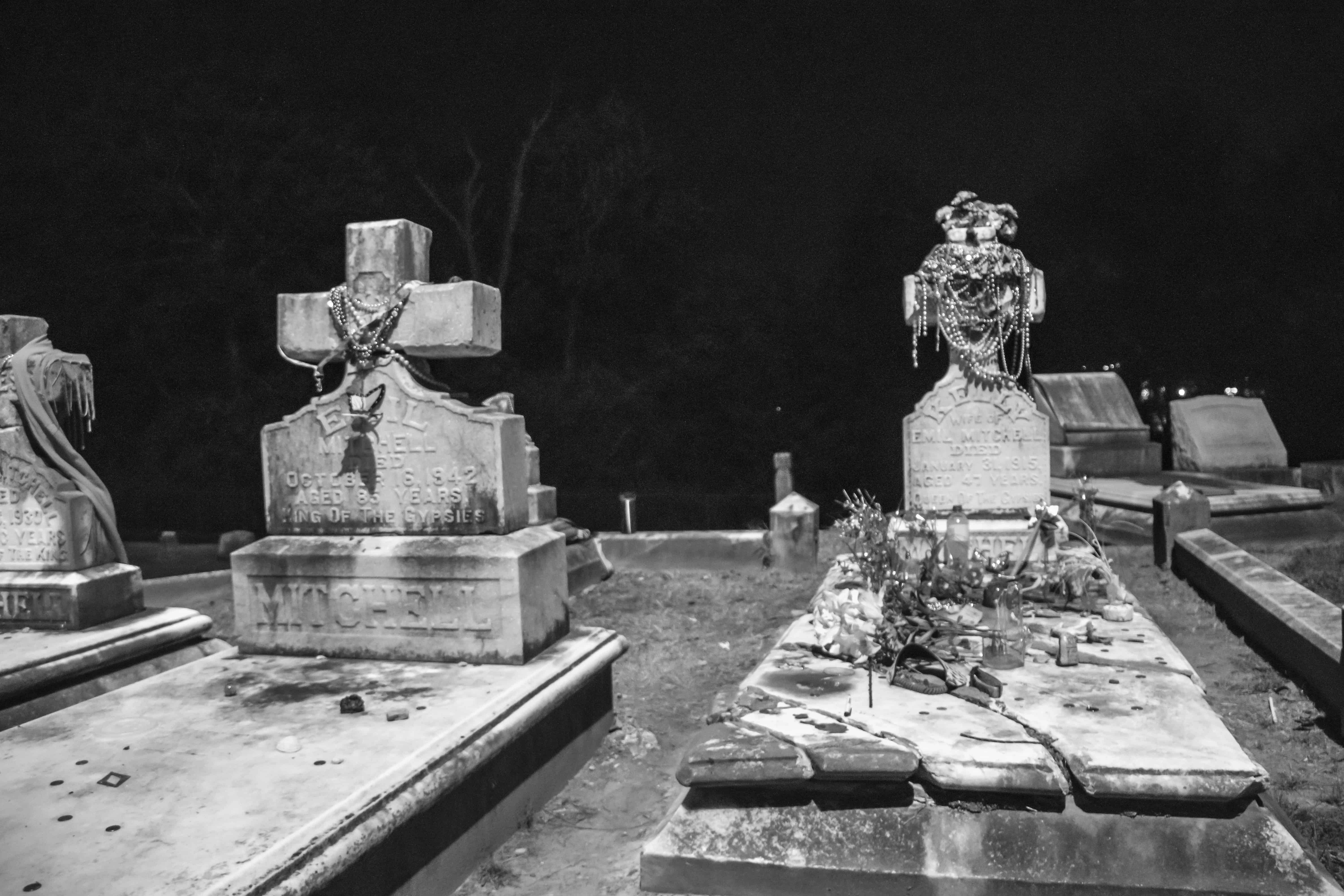 Meridian Rose Hill Cemetery Tour-King and Queen of Gypsies