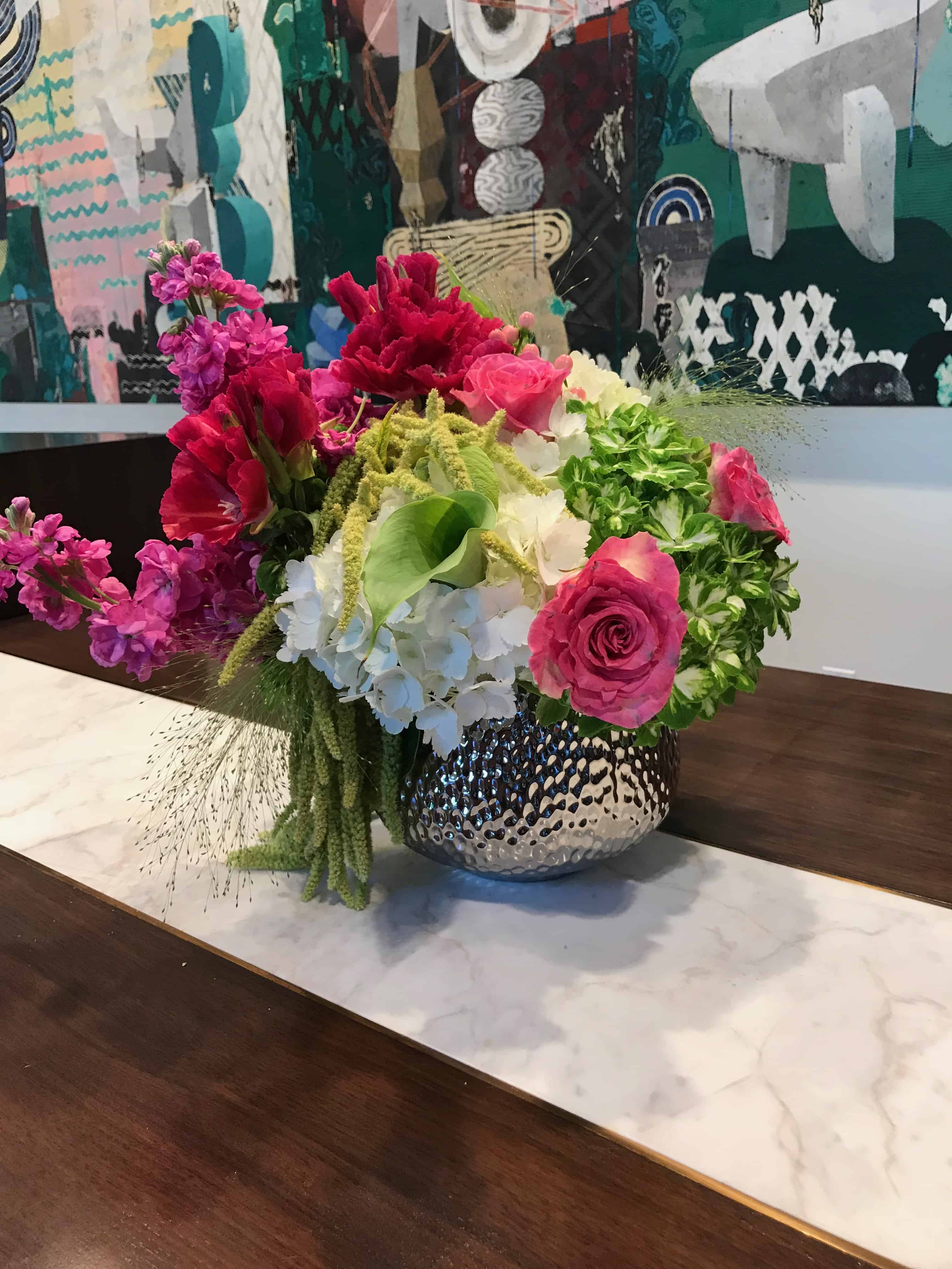 Fresh Flowers Lobby