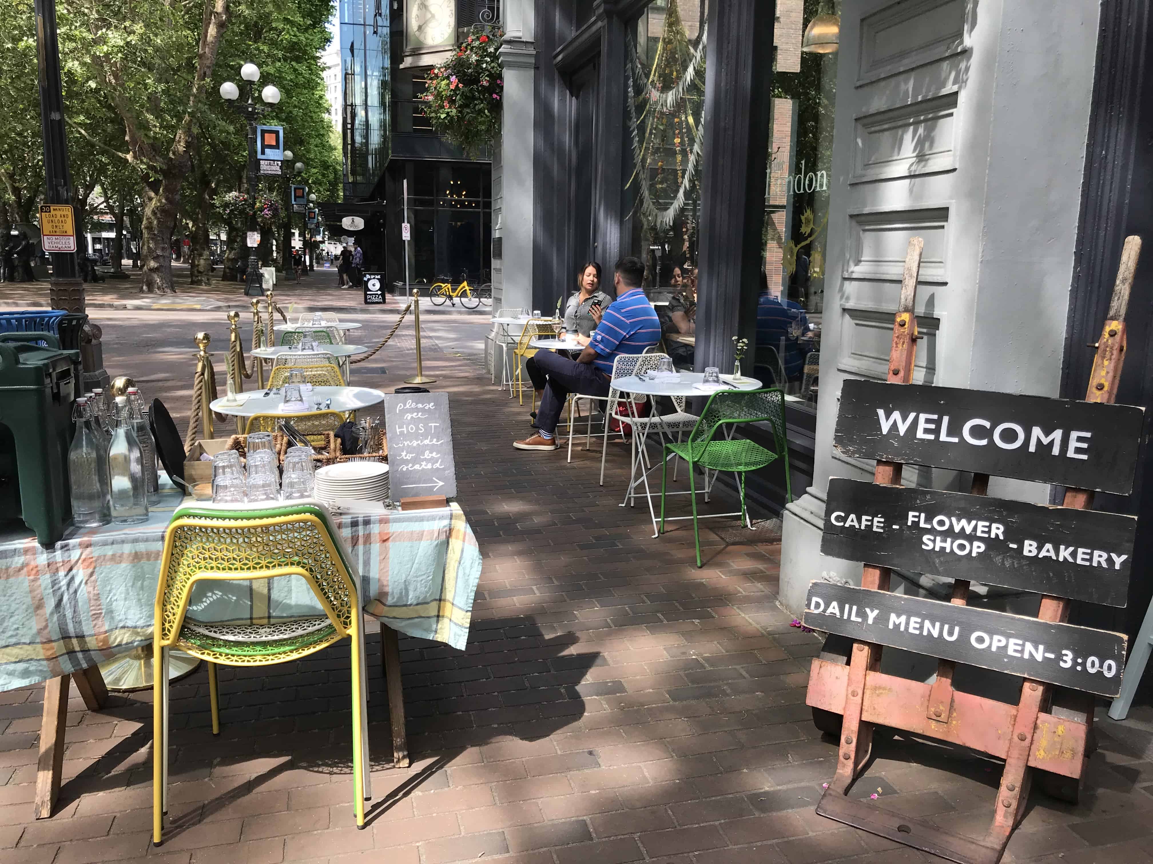 The London Plane Outdoor Seating