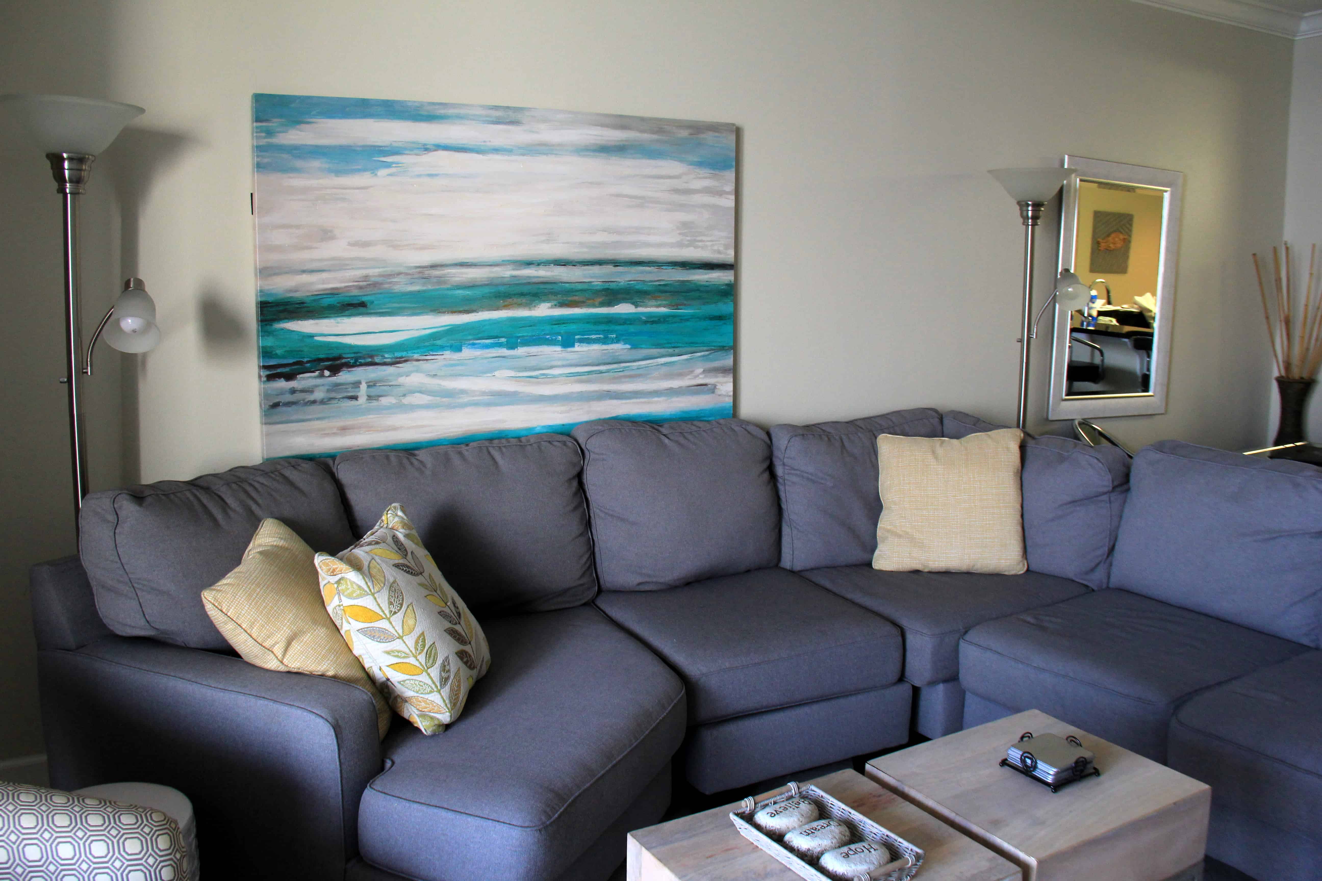 Living Room Area in Suite in The Doral Tower Beach Club Resort and Spa