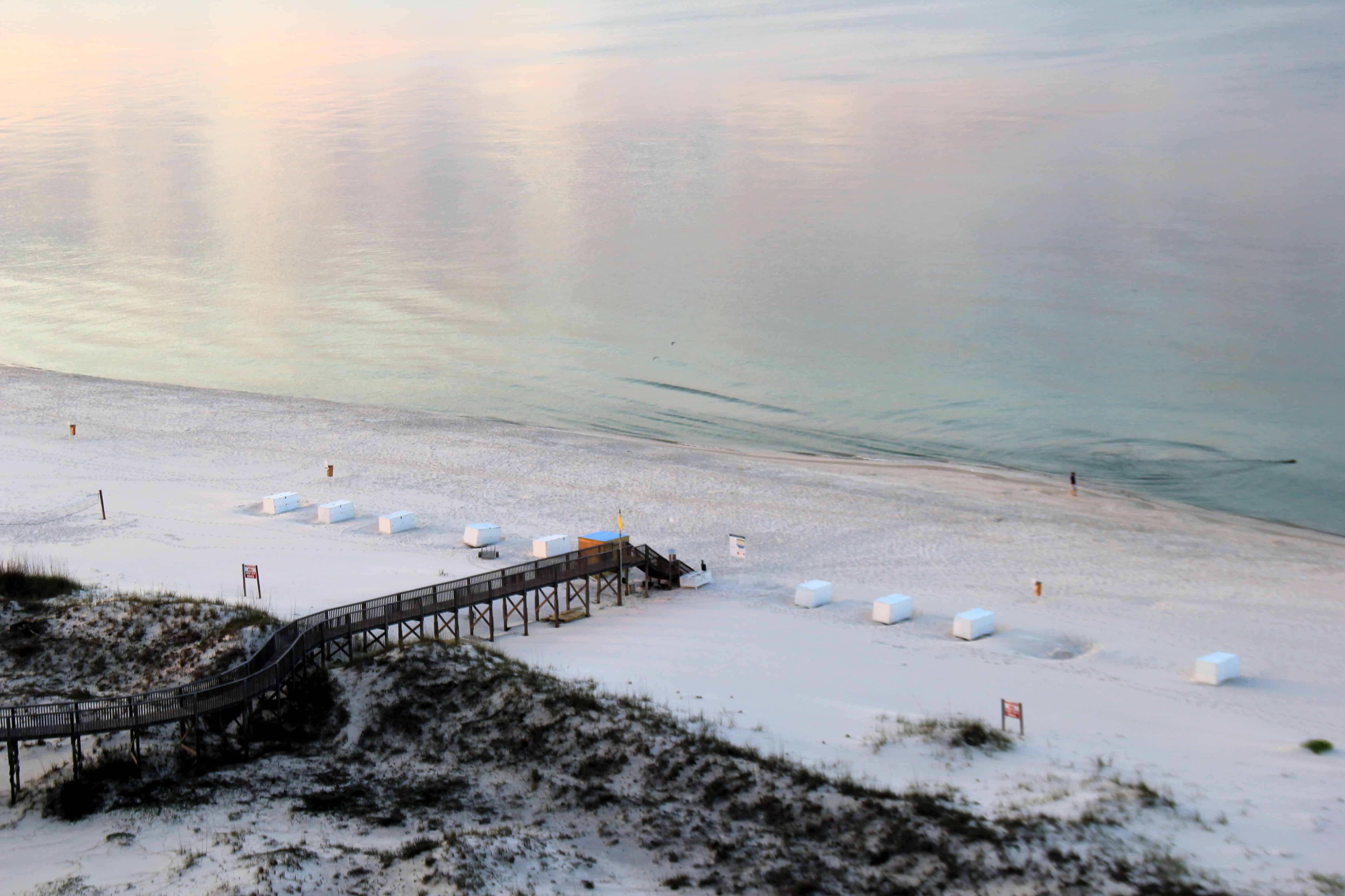 Sunrise Outside 13th Floor Windows Beach Club Resort and Spa