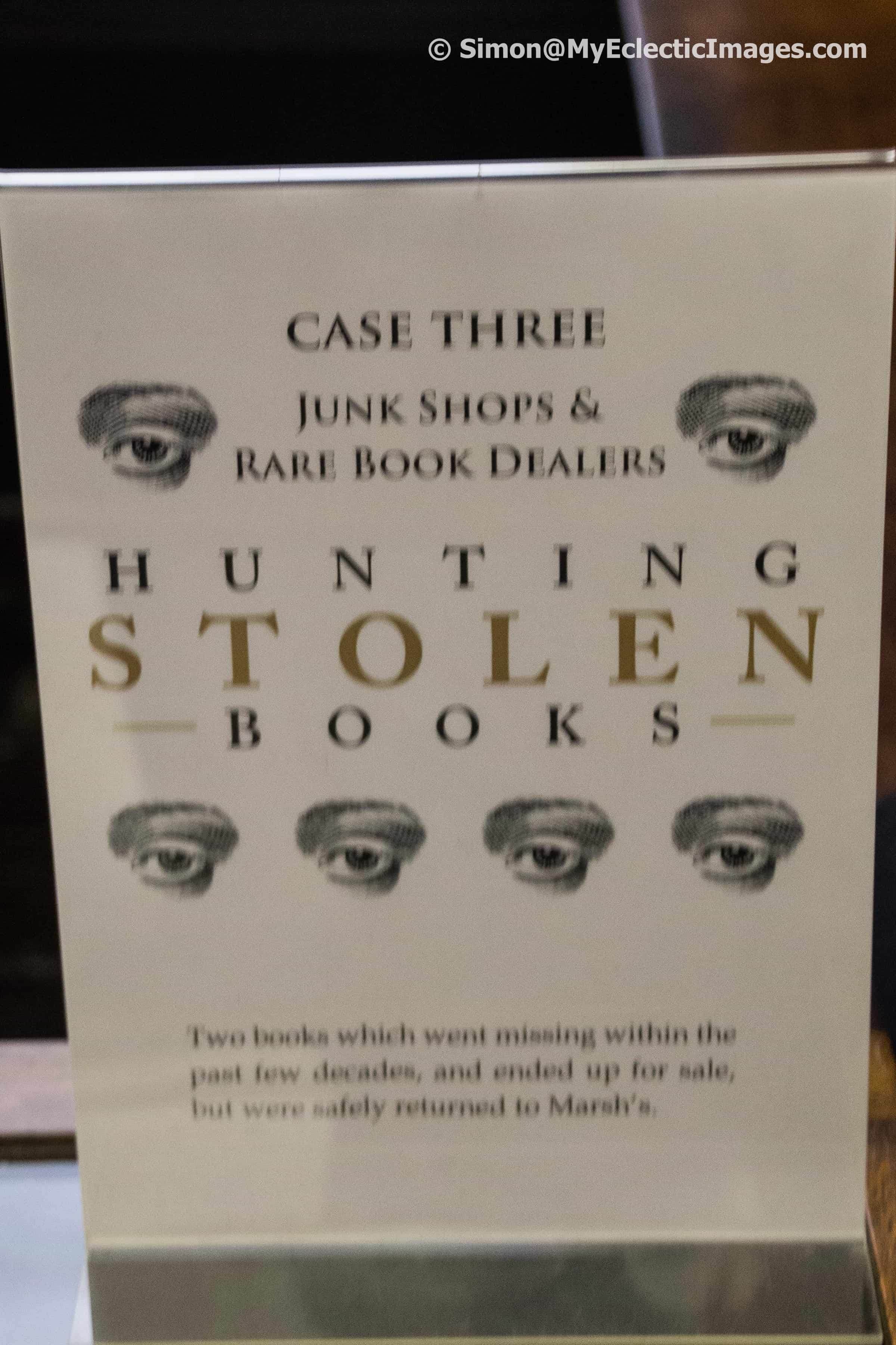 Book Cover for a Tome Describing Some of the Historical Material that Has Gone Missing from the Marsh Library - Dublin Libraries