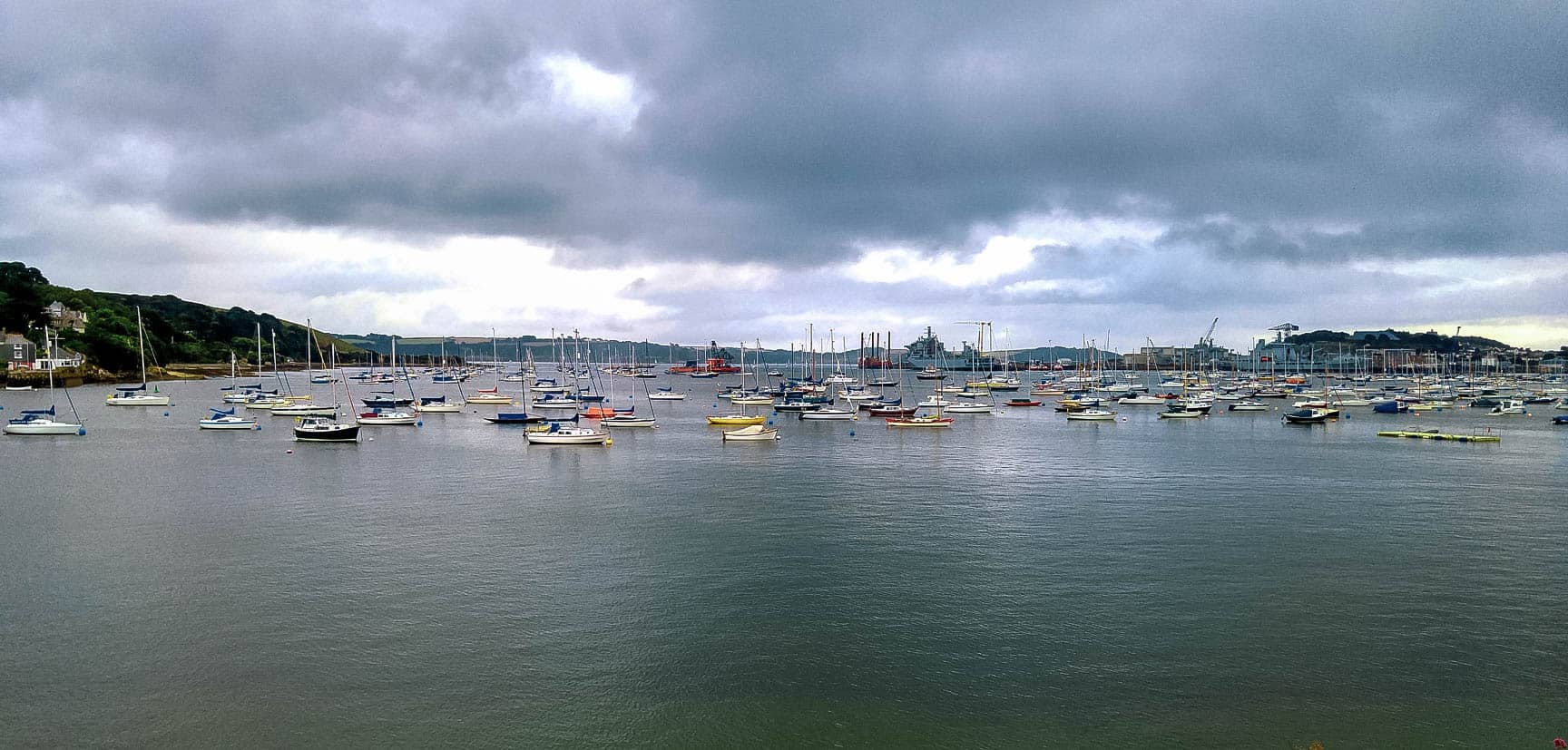 Falmouth Harbor Cornwall England