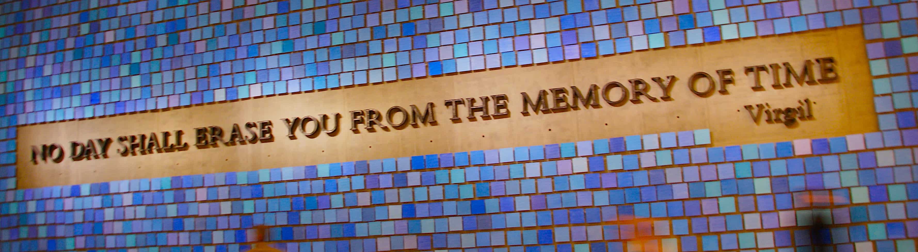 Virgil Quote 911 Museum Midtown Manhattan