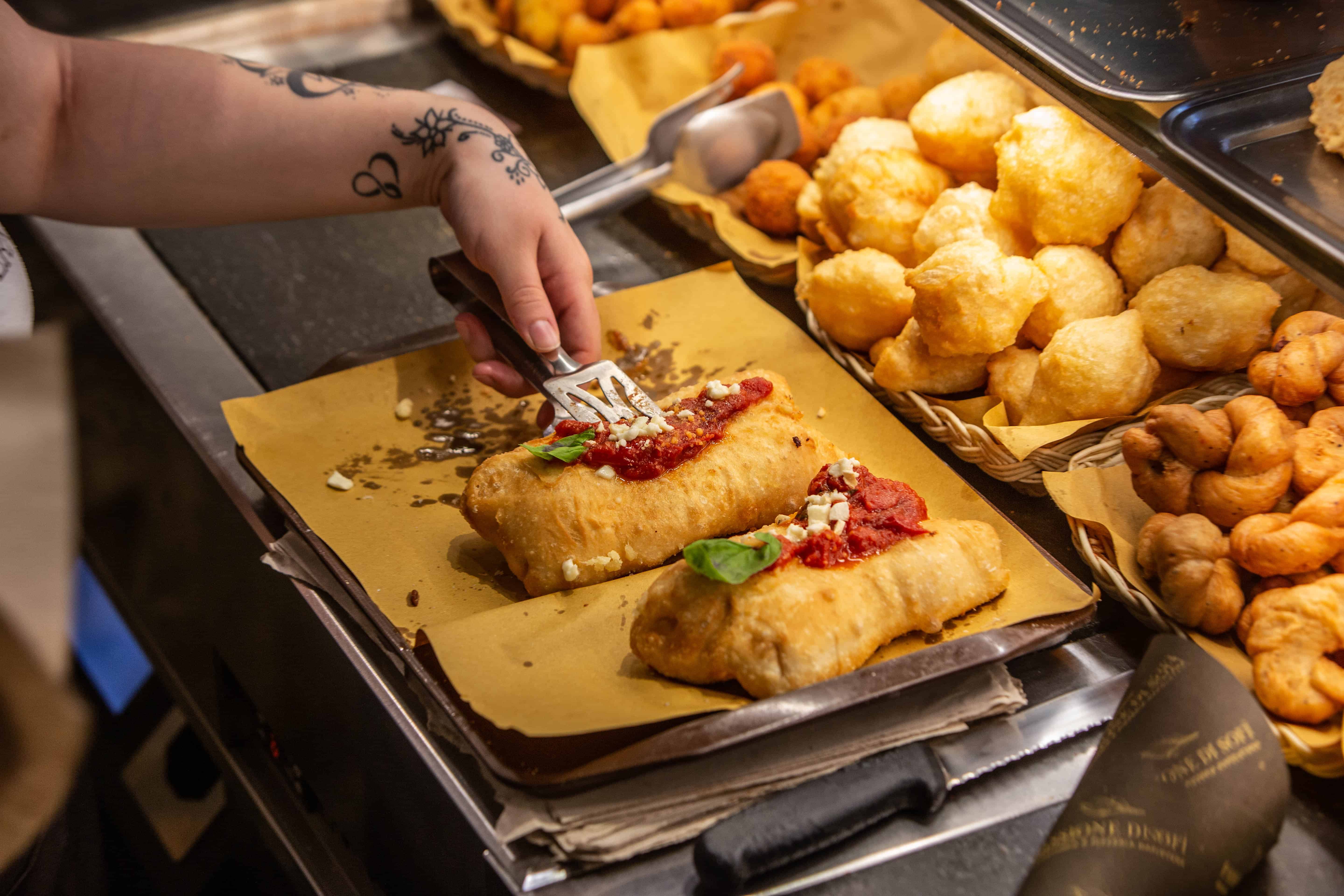 Naples - Passione Sofi - Rittatina, Deep Fried Pasta on Eating Europe Tours