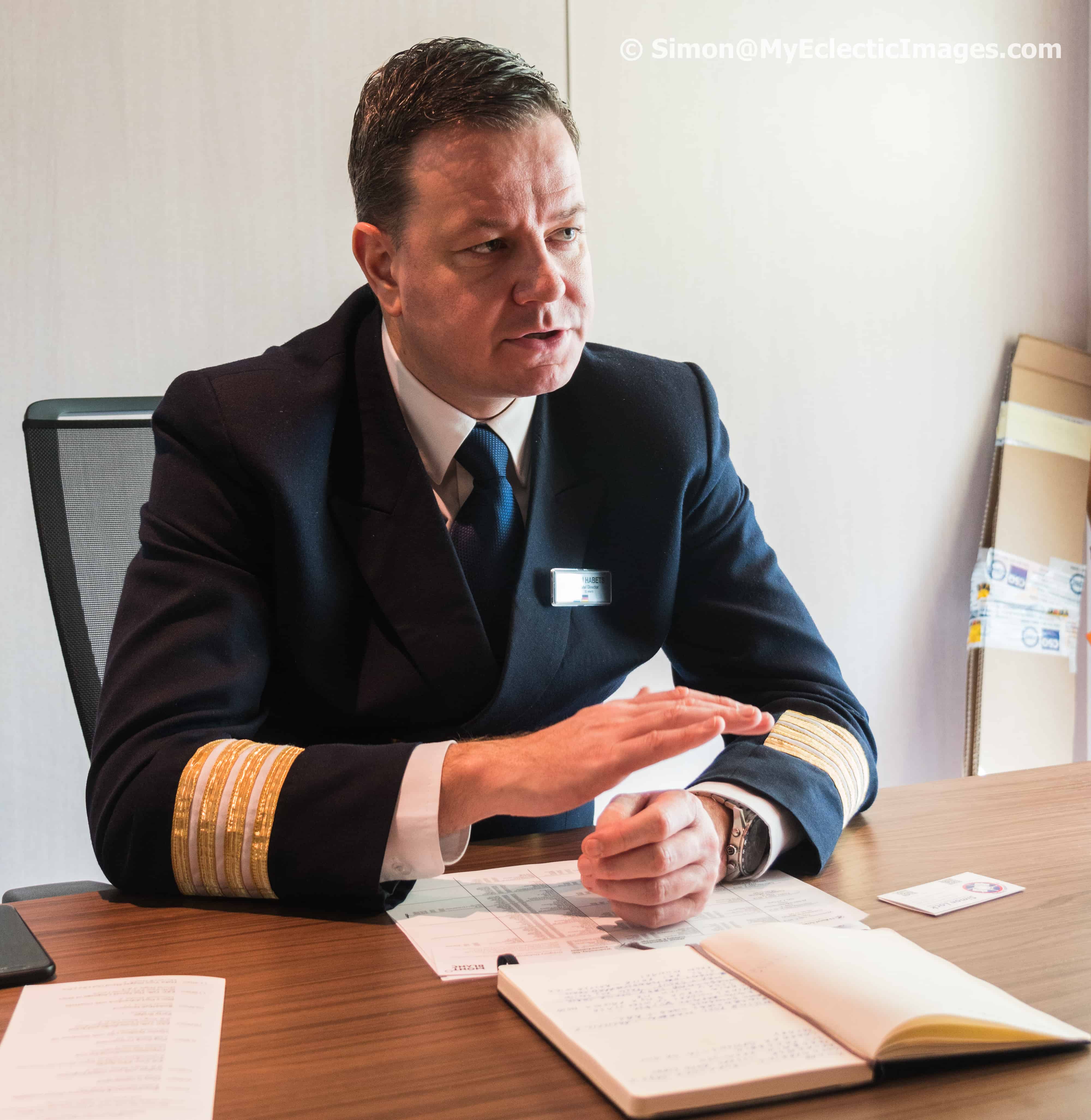 Don Habets, Hotel Director Aboard the Nieuw Statendam