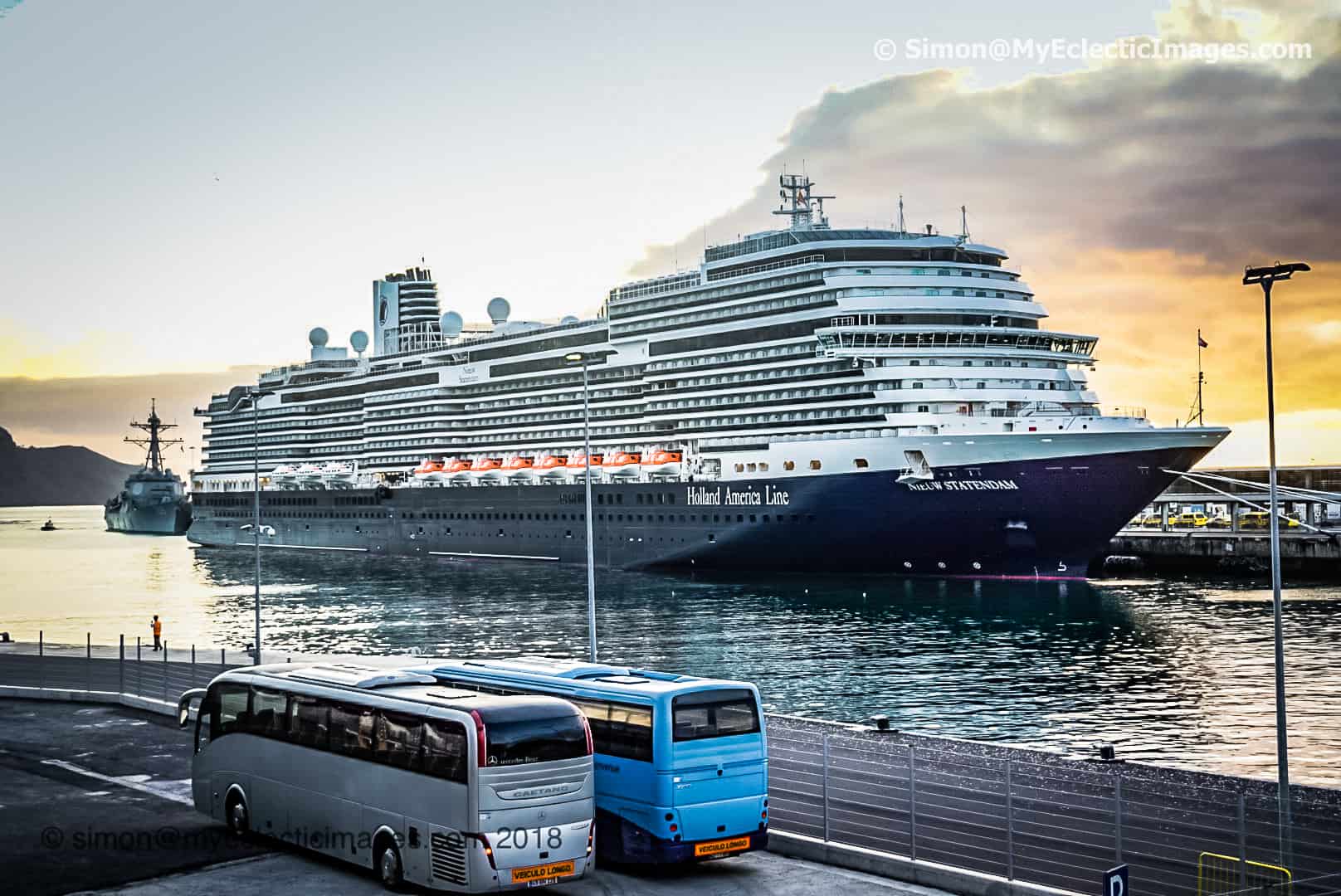 Nieuw Statendam Berthed in Funchal Madeira