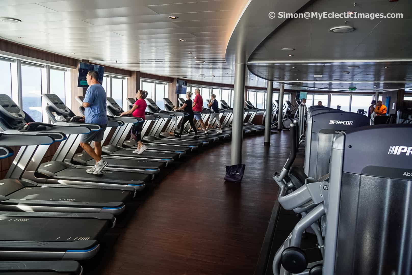 The Gym Aboard the Nieuw Statendam