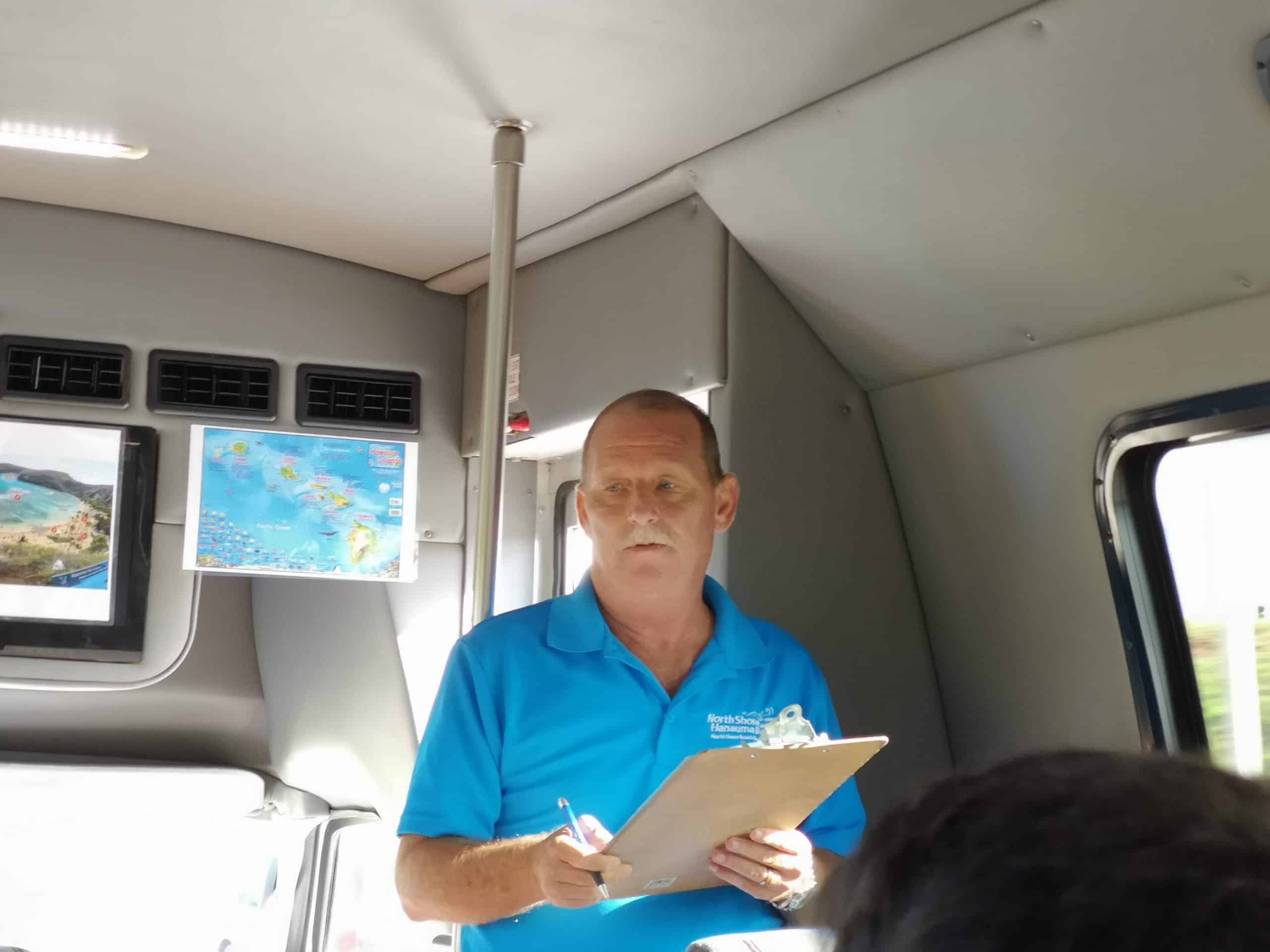 Kurt was our guide for the North Short Beach Bus
