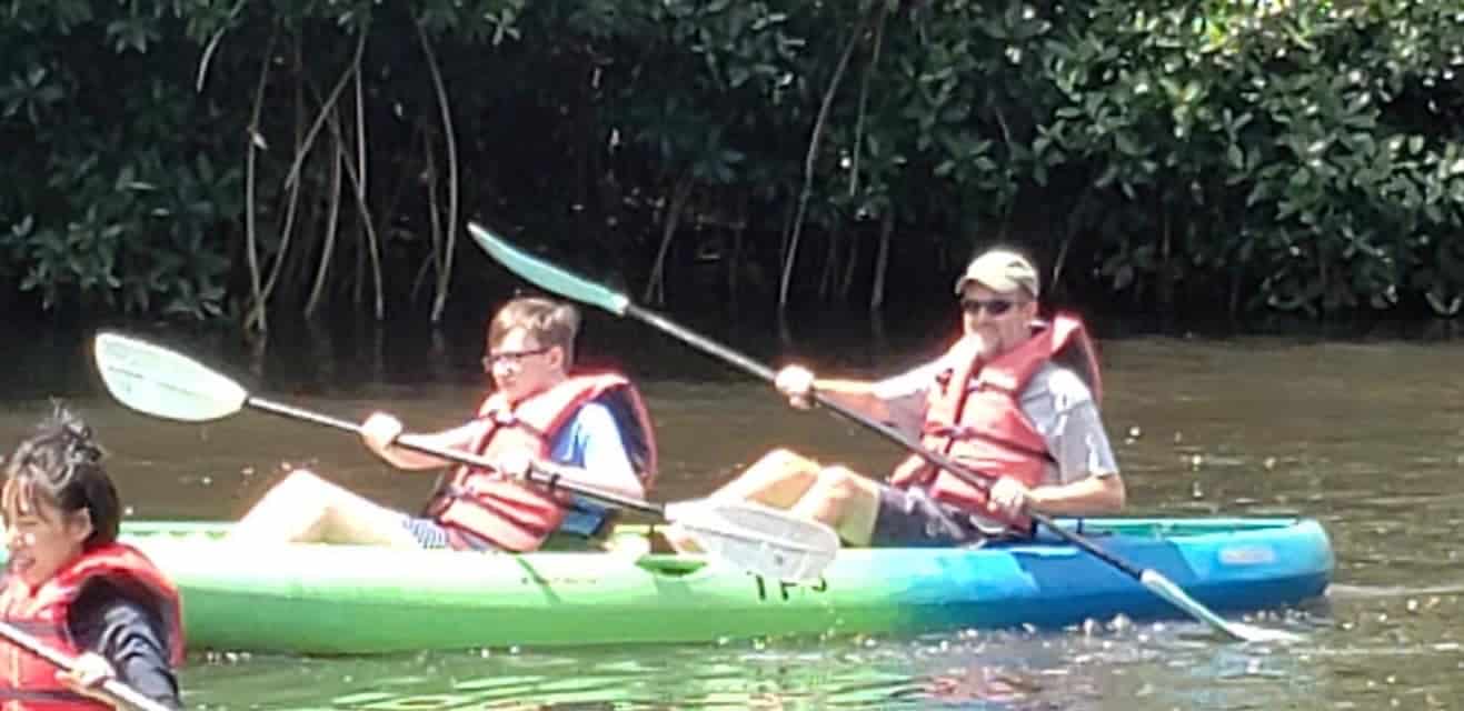 Kayaking at Tsue's Farm