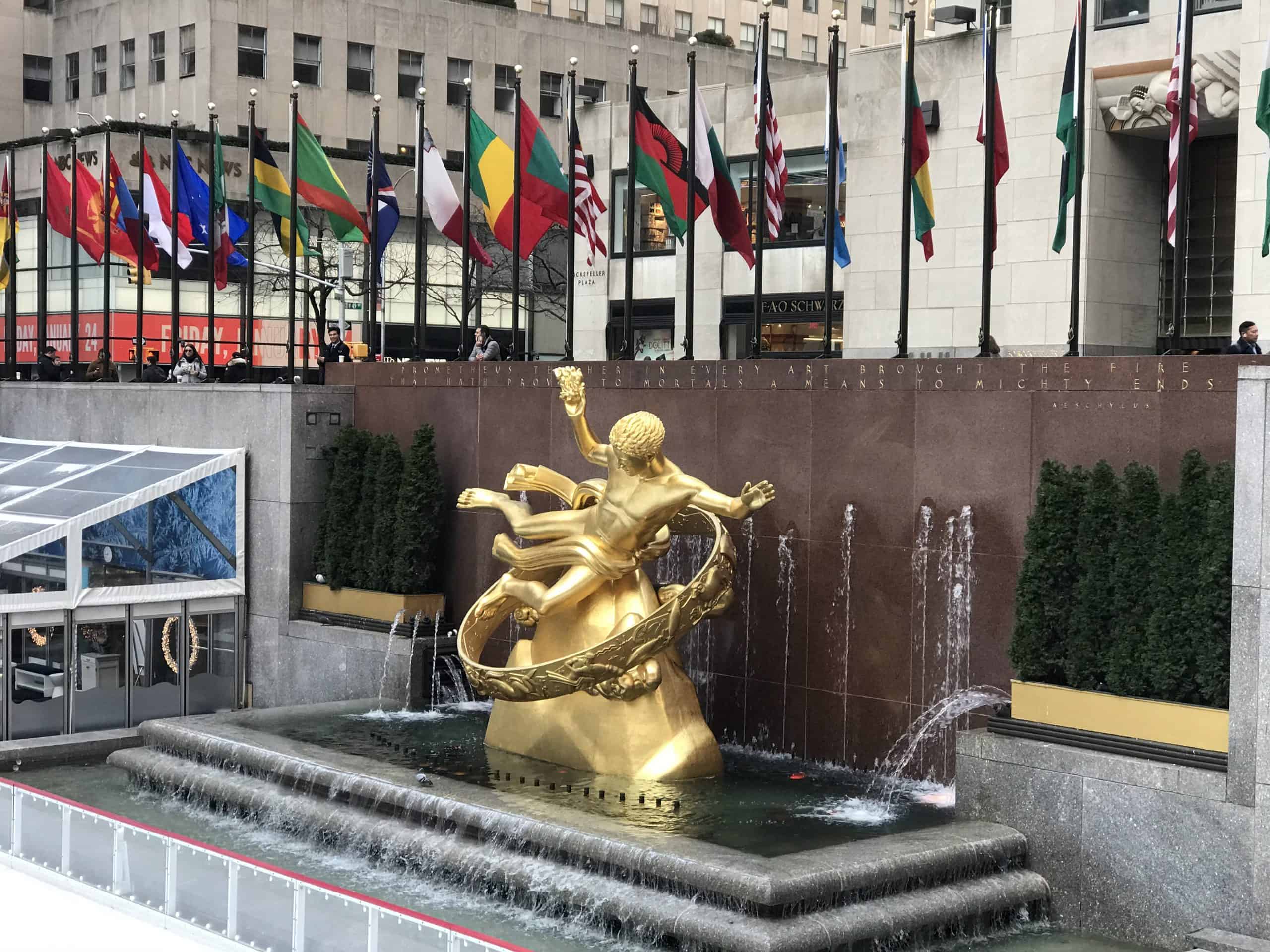 Rock Plaza Prometheus Midtown Manhattan