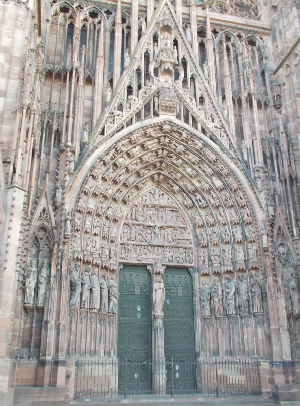 Entrance Strasbourg Cathedral