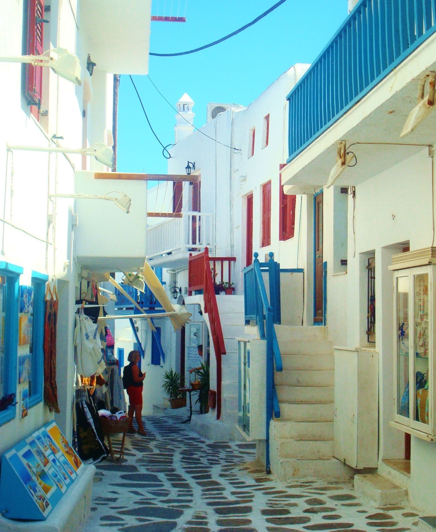 Alleyways of Hora, Mykonos Greece