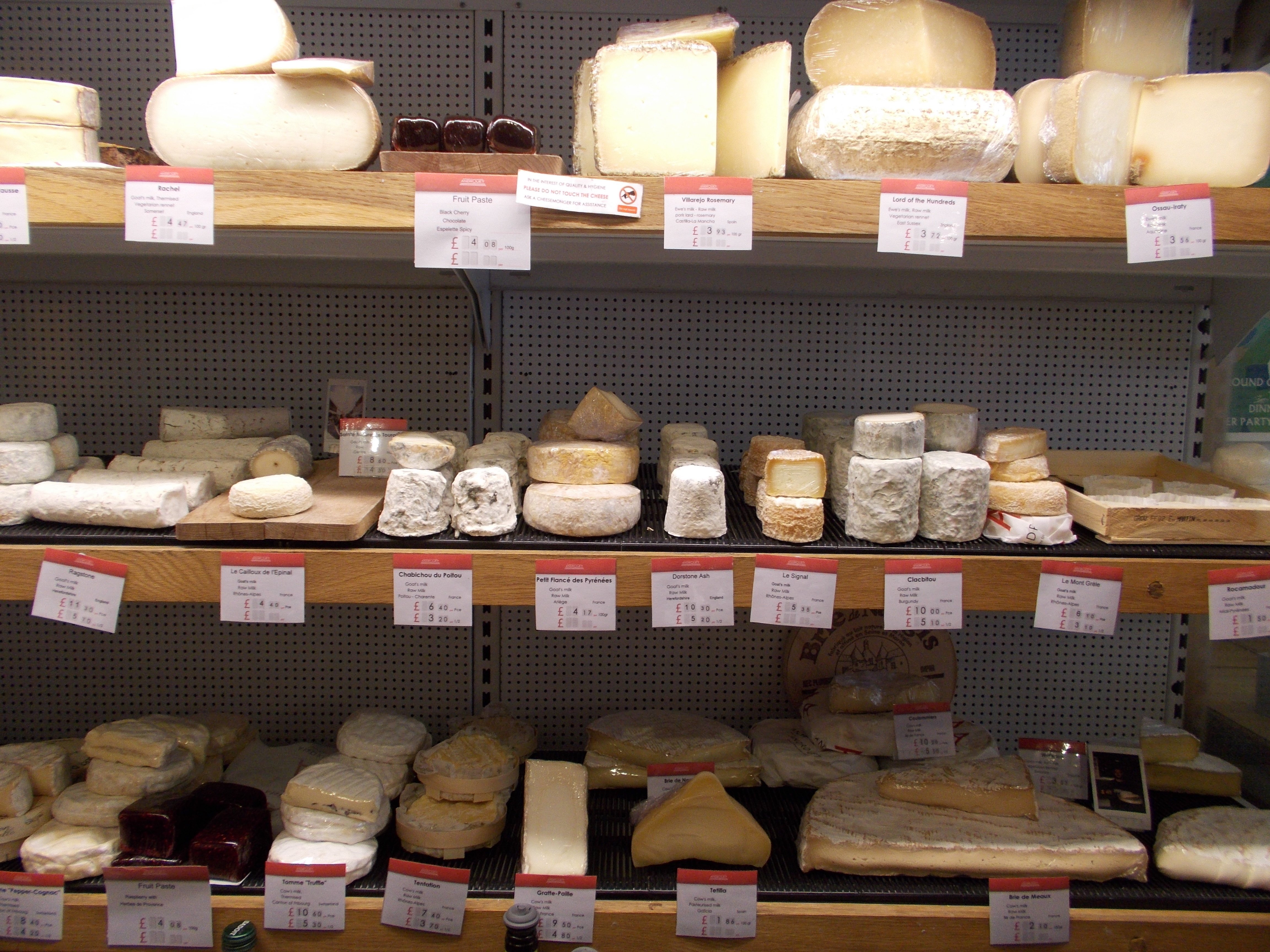 Cheese Lover's Heaven The House of Androuet Spittalfield's London