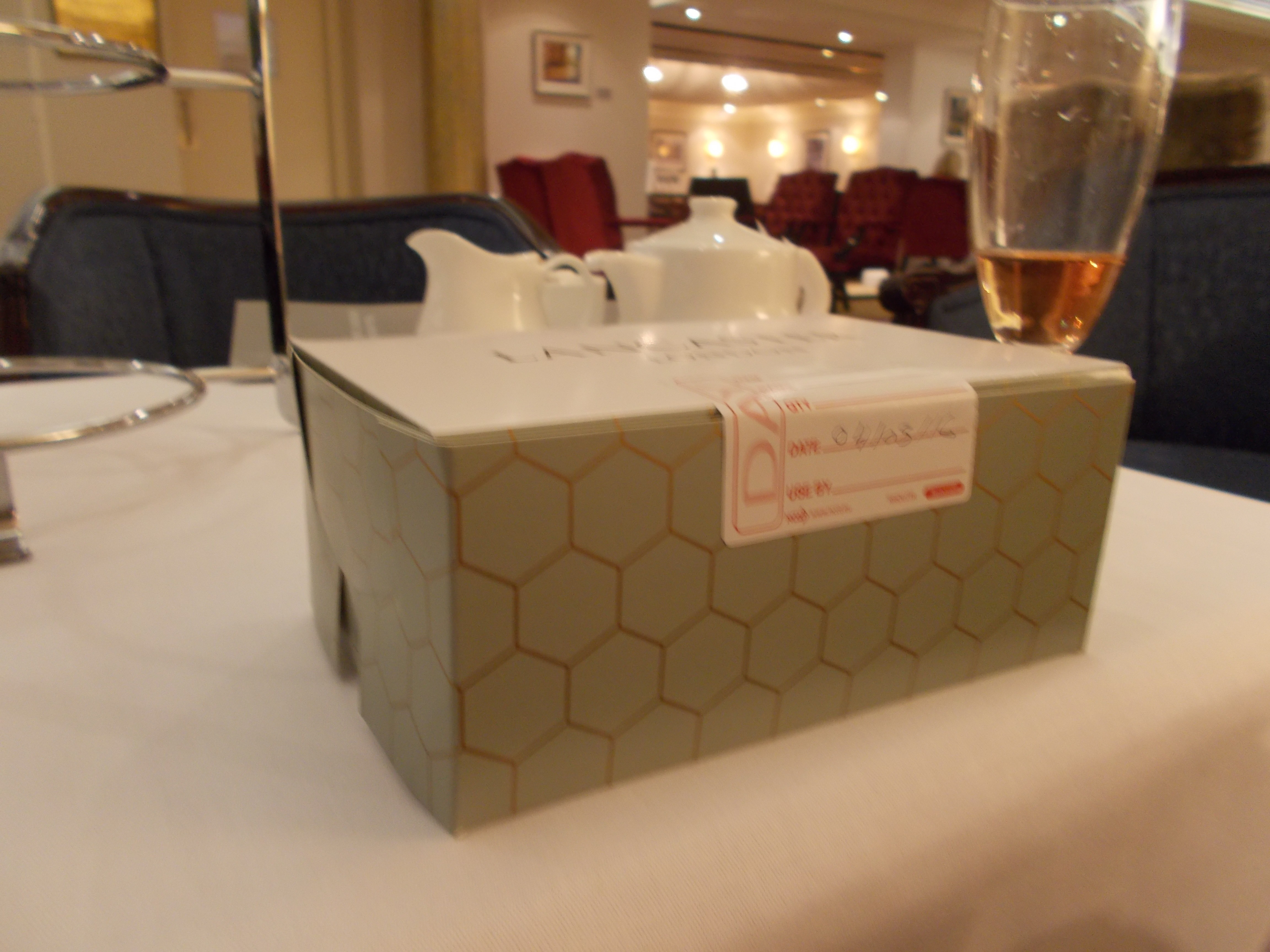 Packaged to go - Lancaster Hotel Afternoon Tea