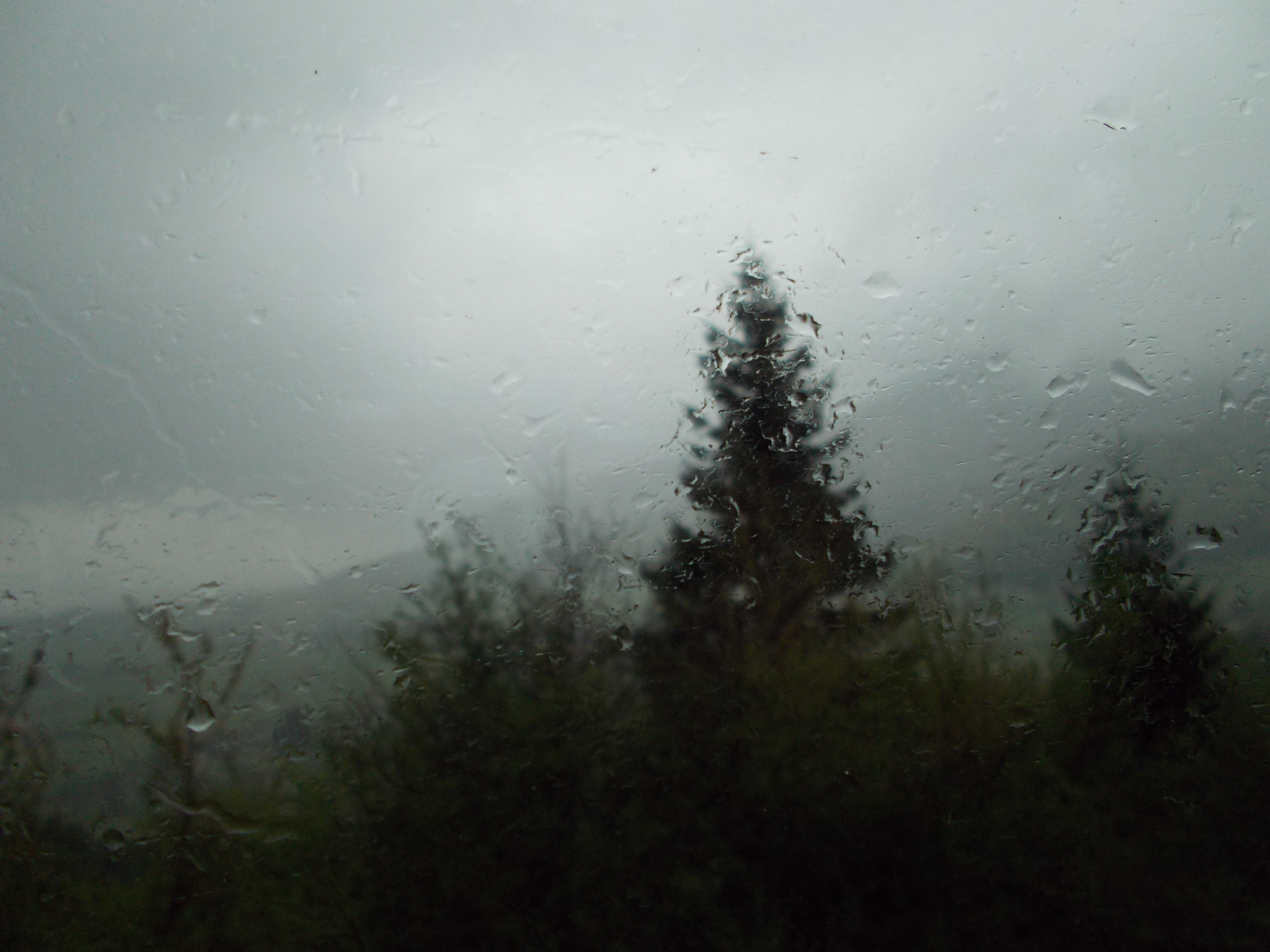 Rain on way to Plitvice