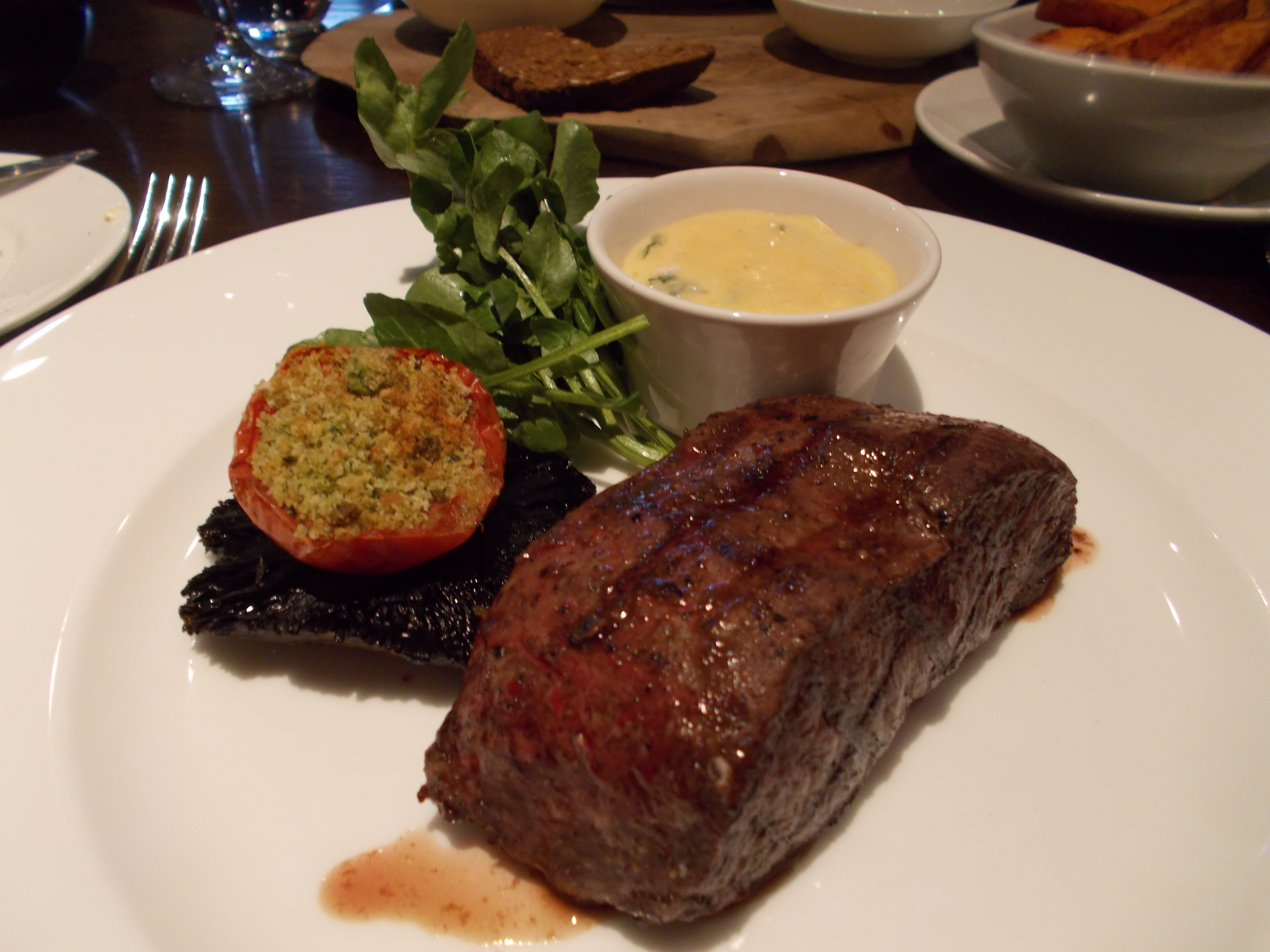 Flat Iron Steak with Bernaise Sauce Hunter 486