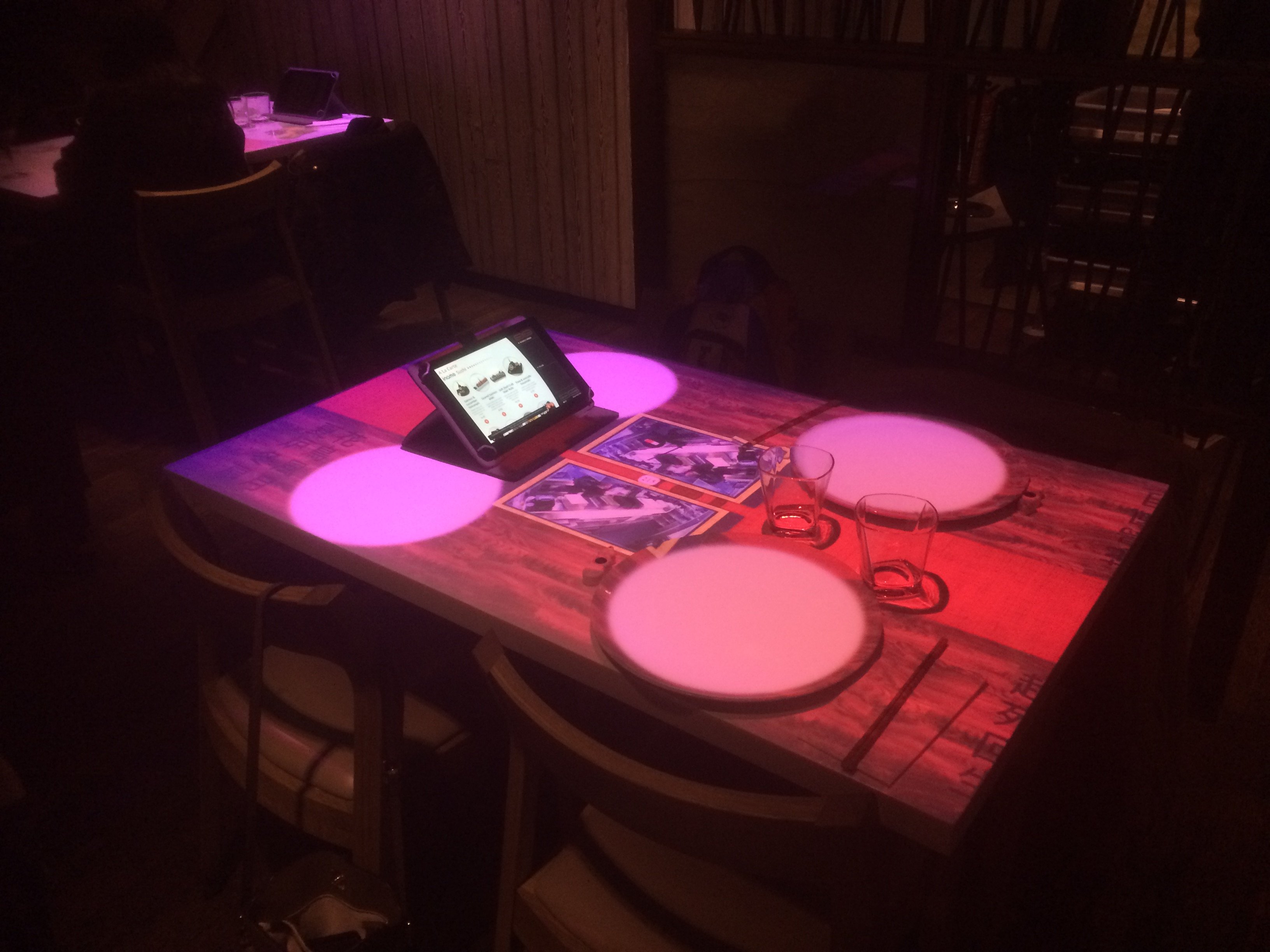 Inamo Restaurant – Covent Garden Eatery Tablet
