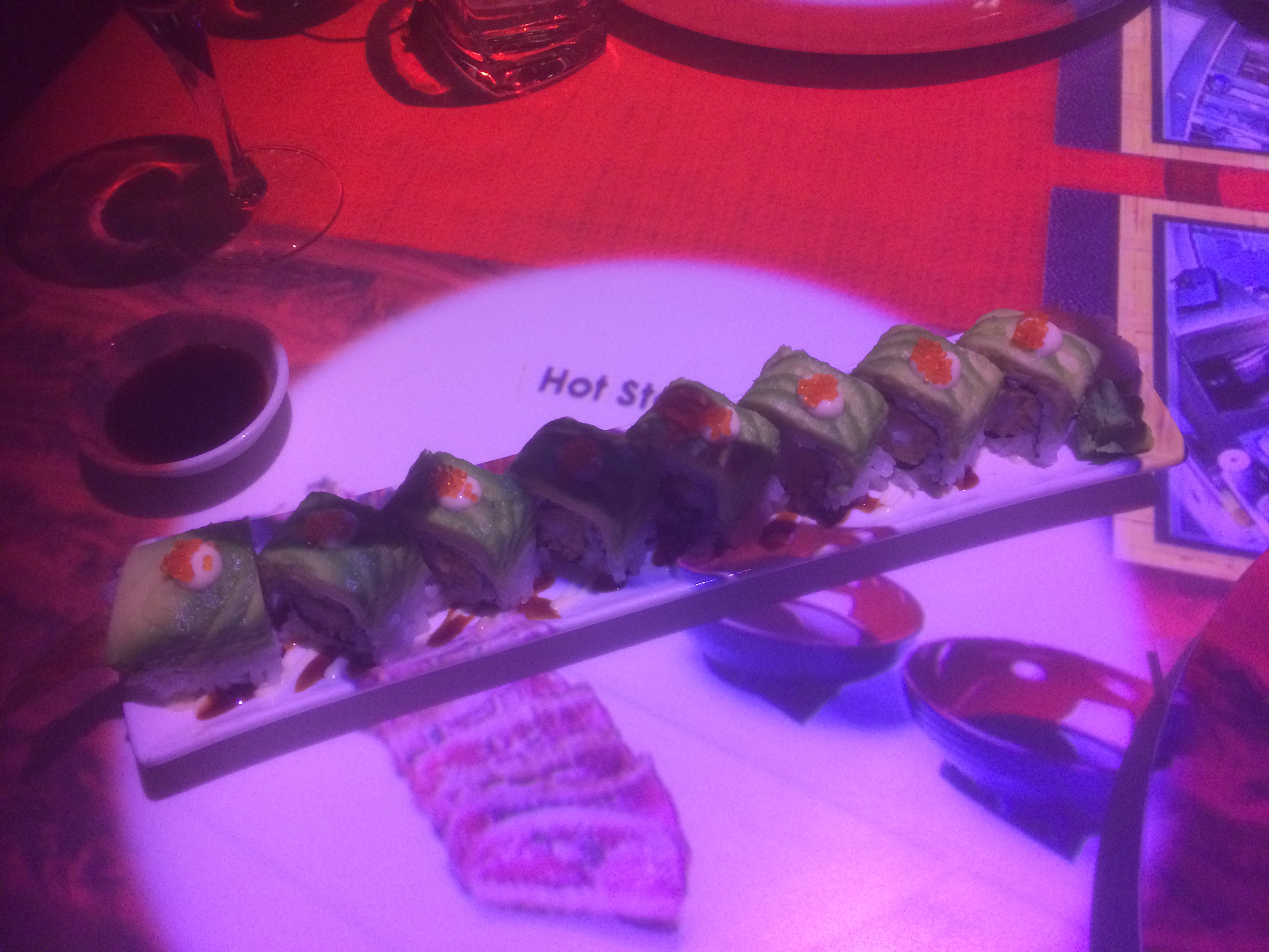 Inamo Restaurant Dragon Roll