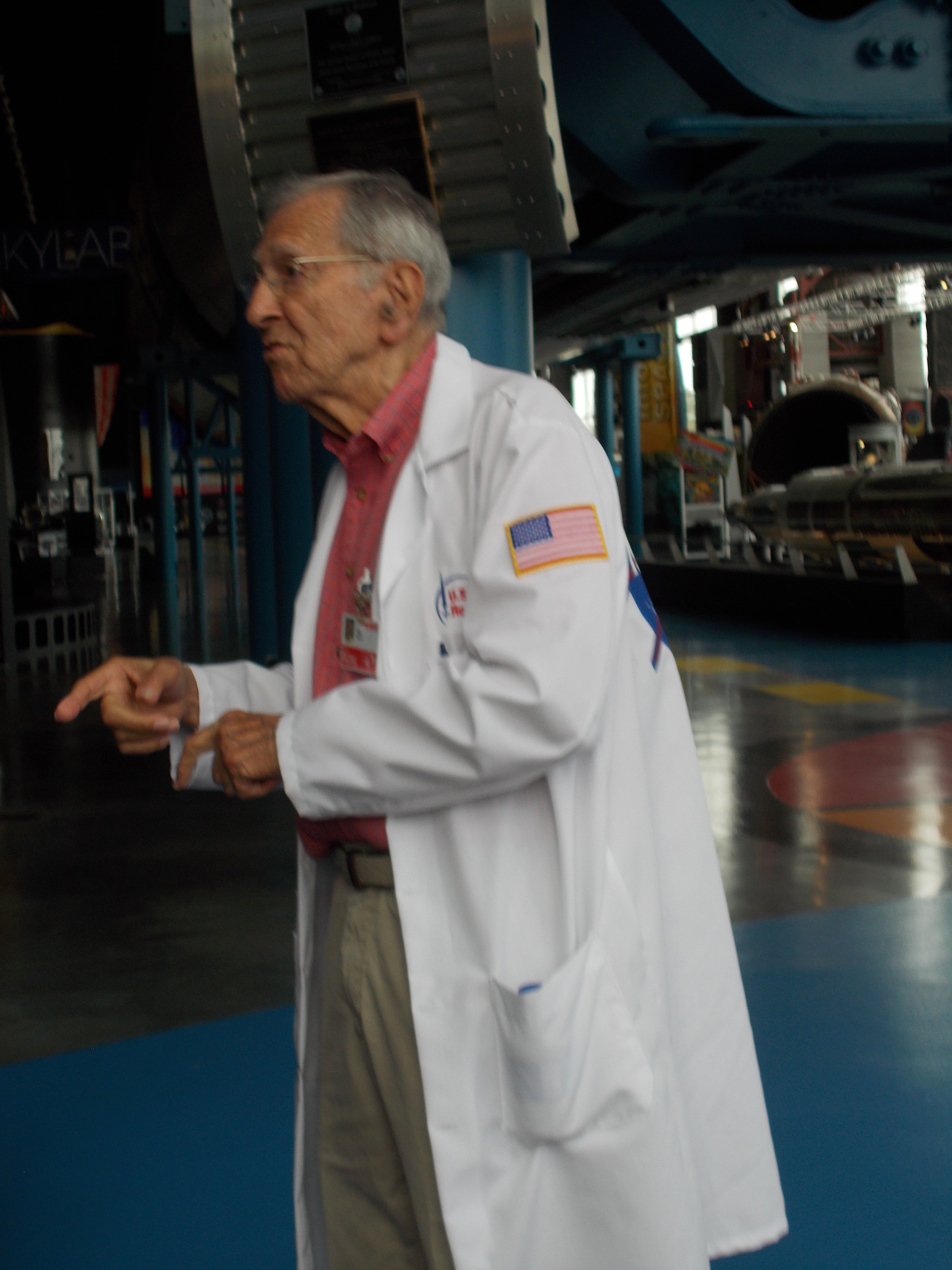 Alex McCool Jr, Retired NASA Engineer and Space Center Docent